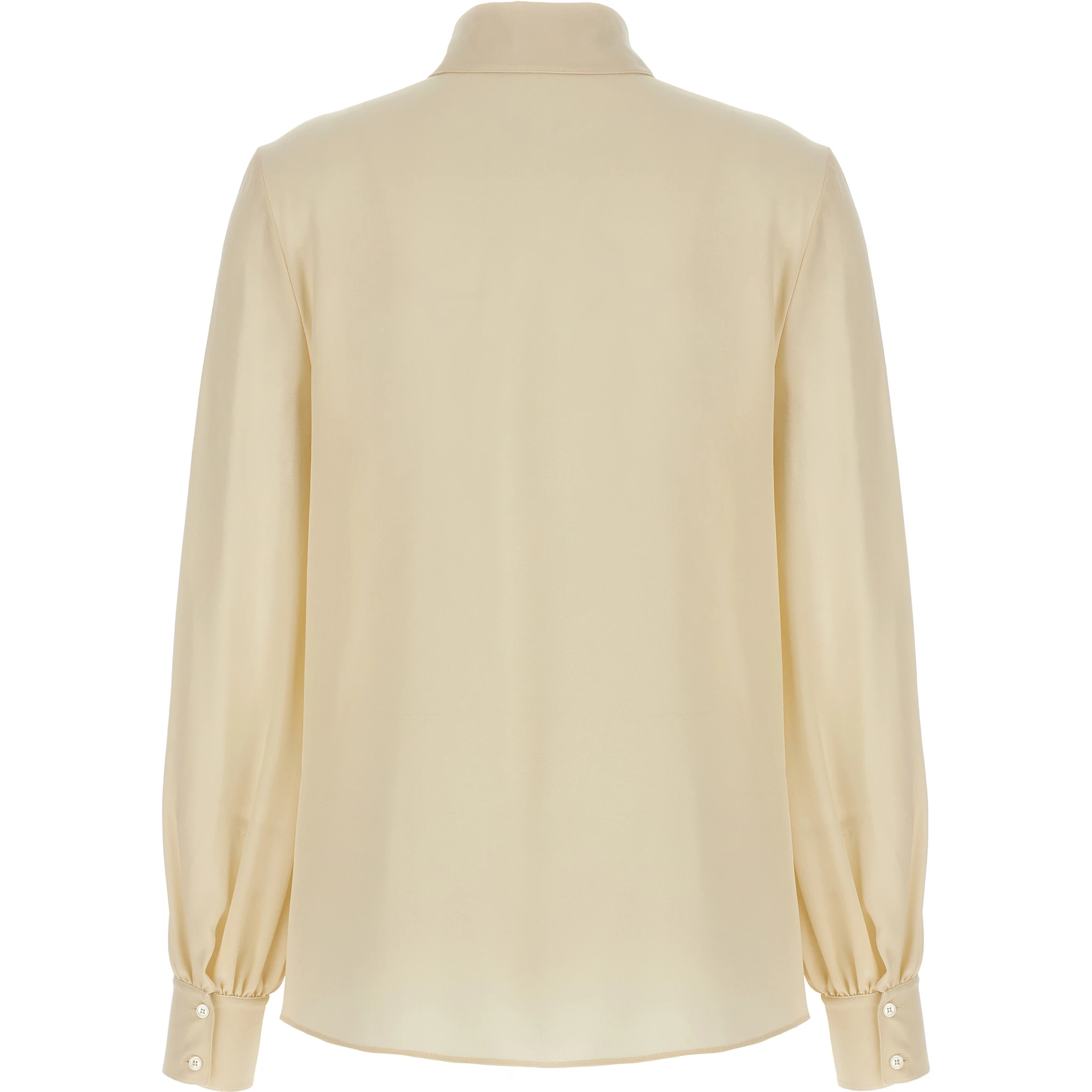 Beige Silk Blouse