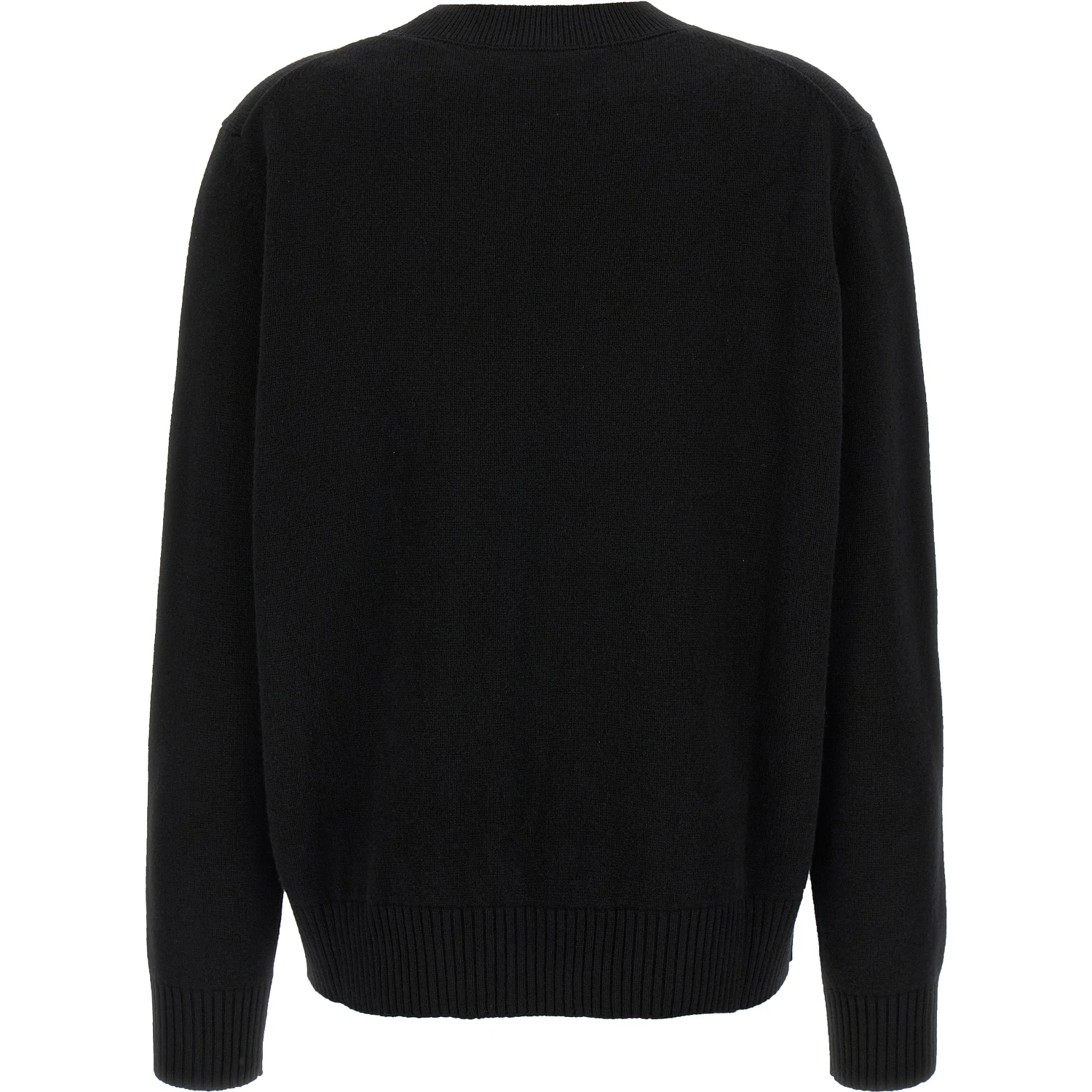 Black Wool Cardigan