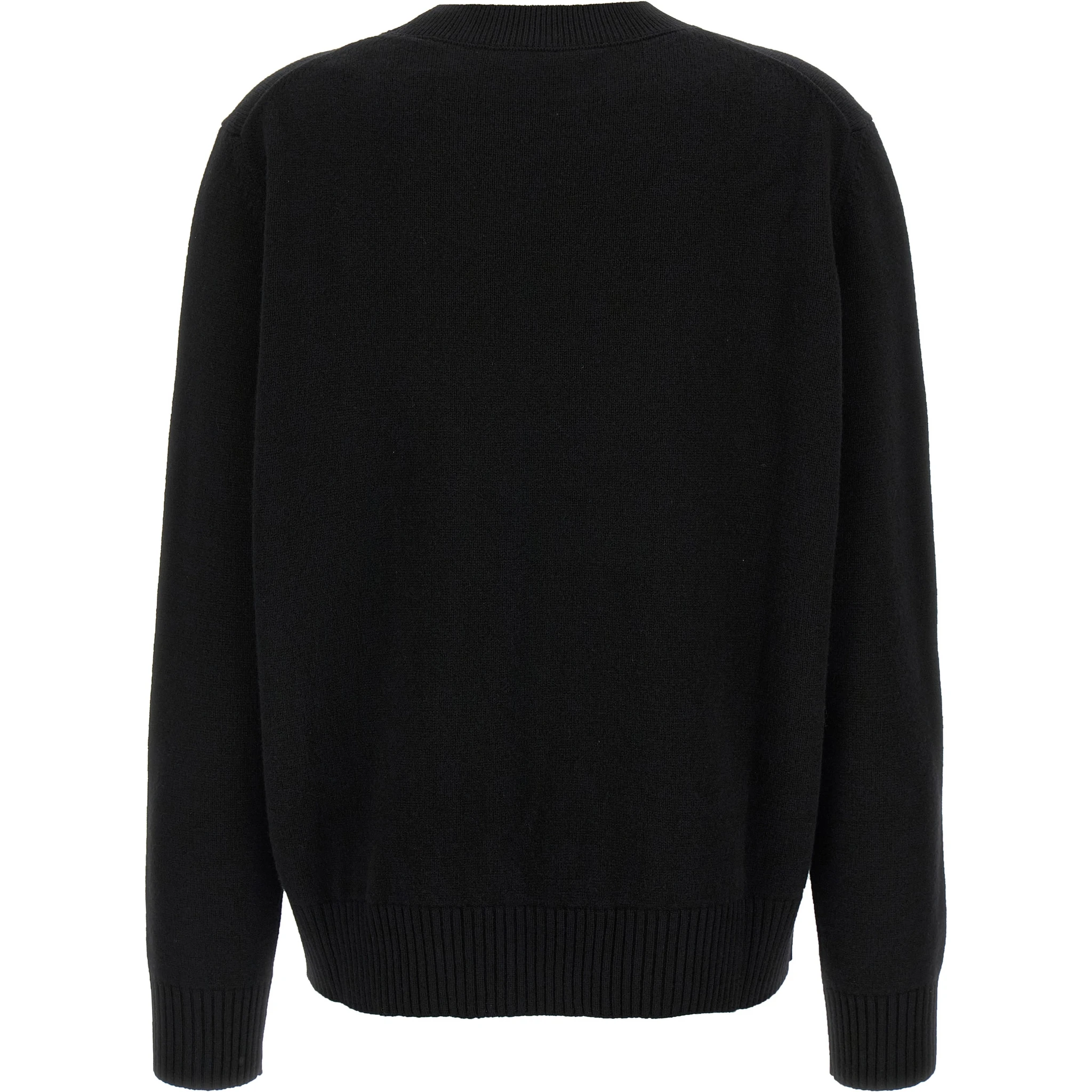 Black Wool Cardigan