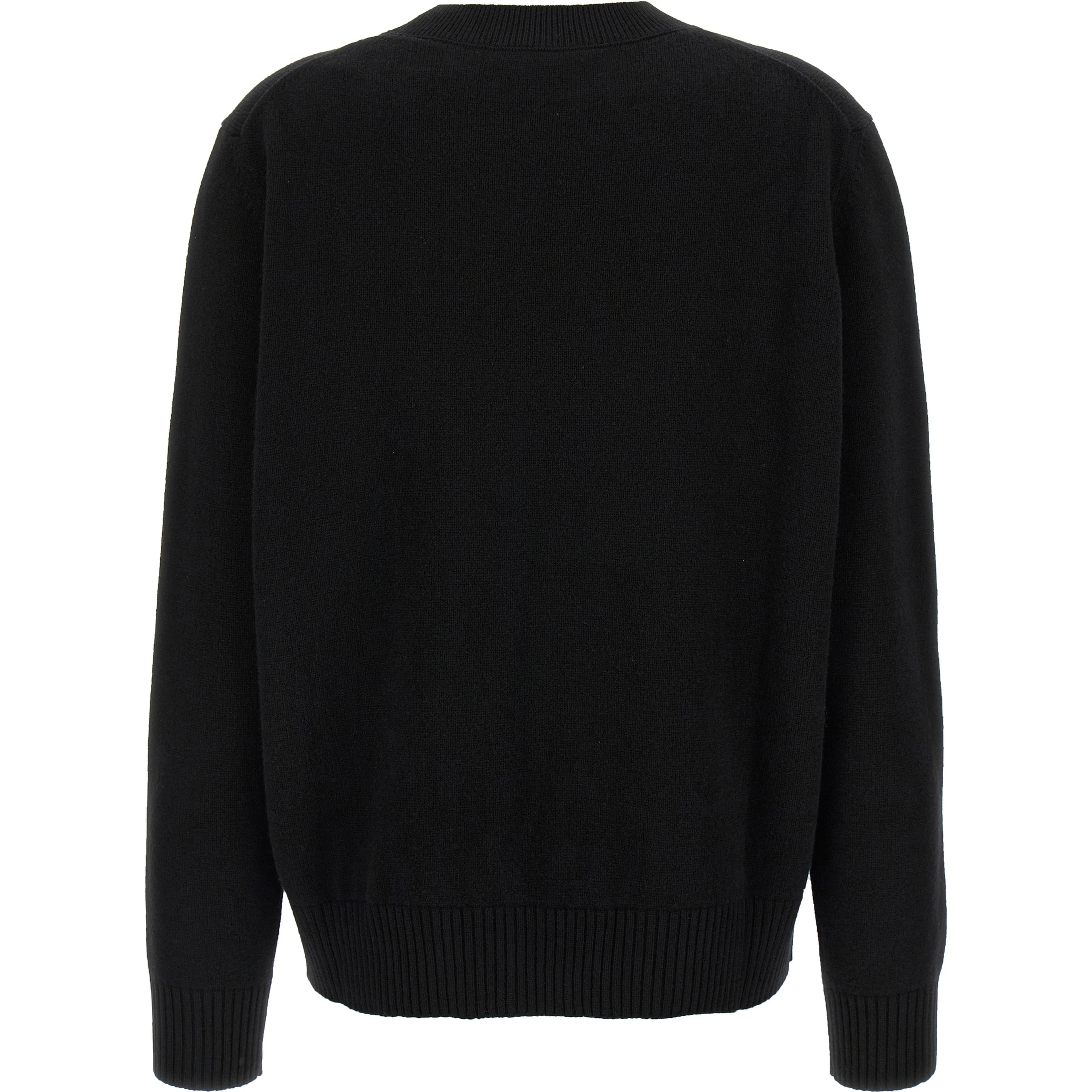 Black Wool Cardigan