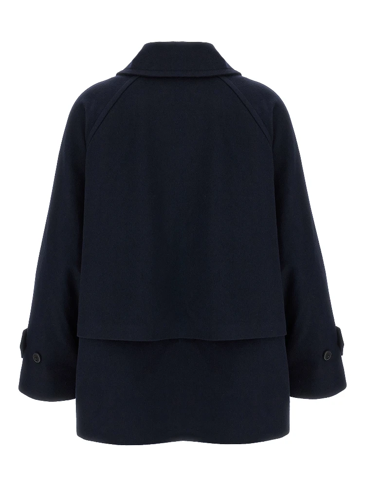 Blue Virgin Wool Coat alternative