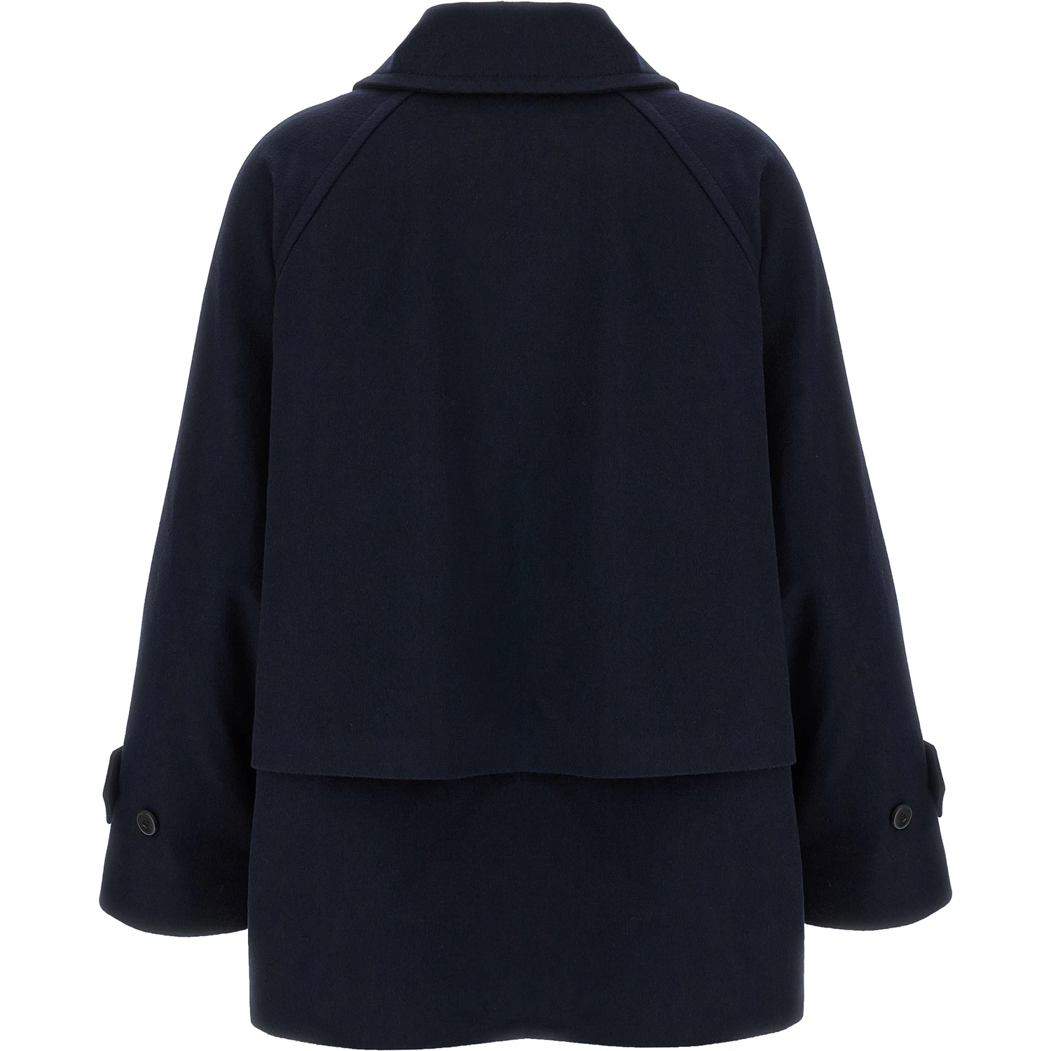 Blue Virgin Wool Coat