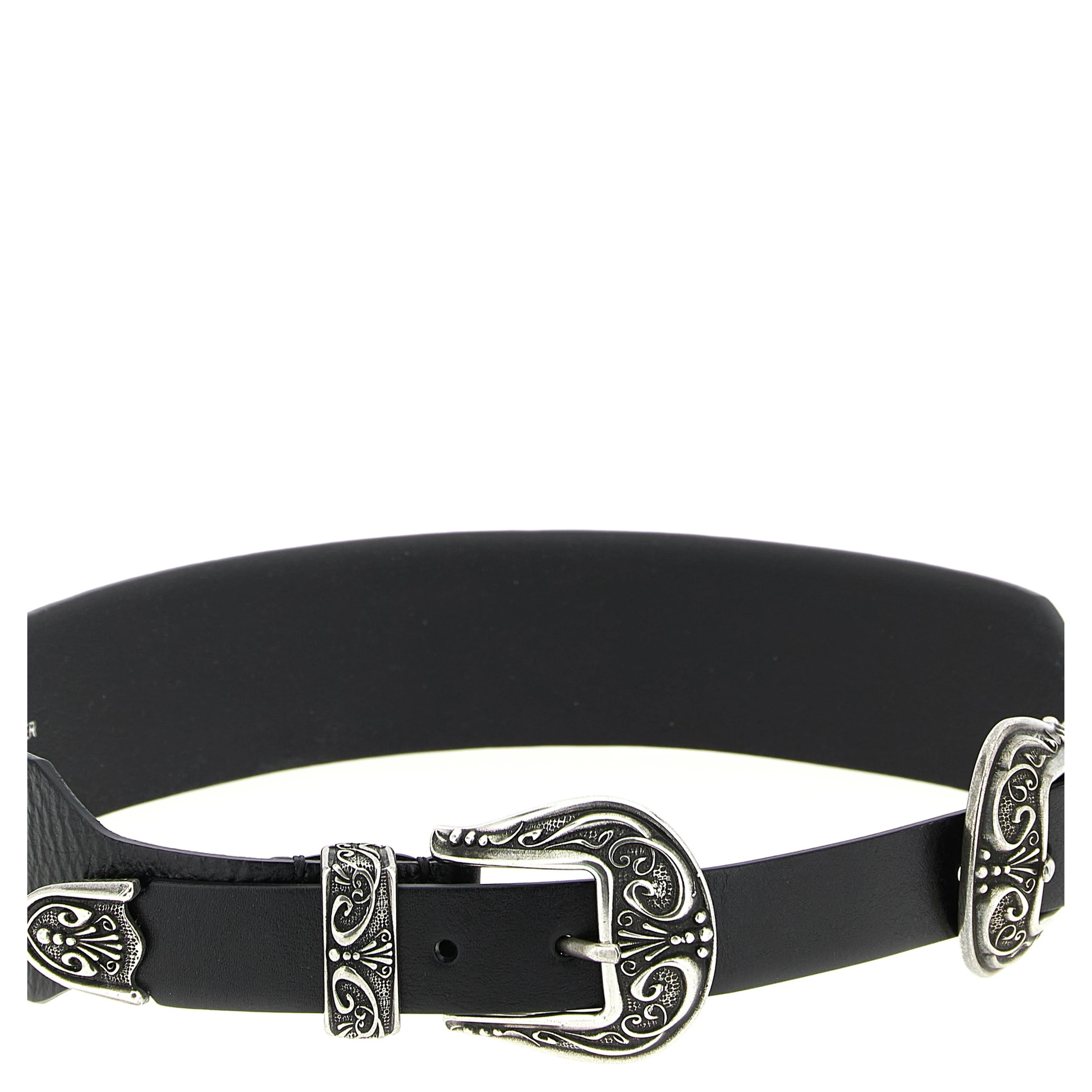 Black Cowhide Regular Belt