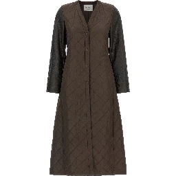 Brown Polyamide Coat