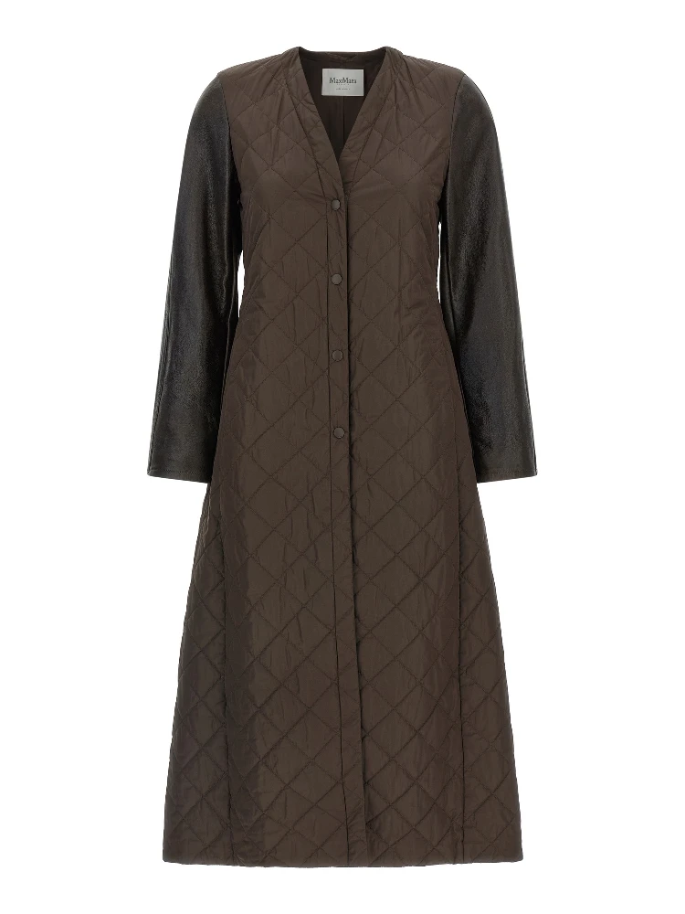 Brown Polyamide Coat