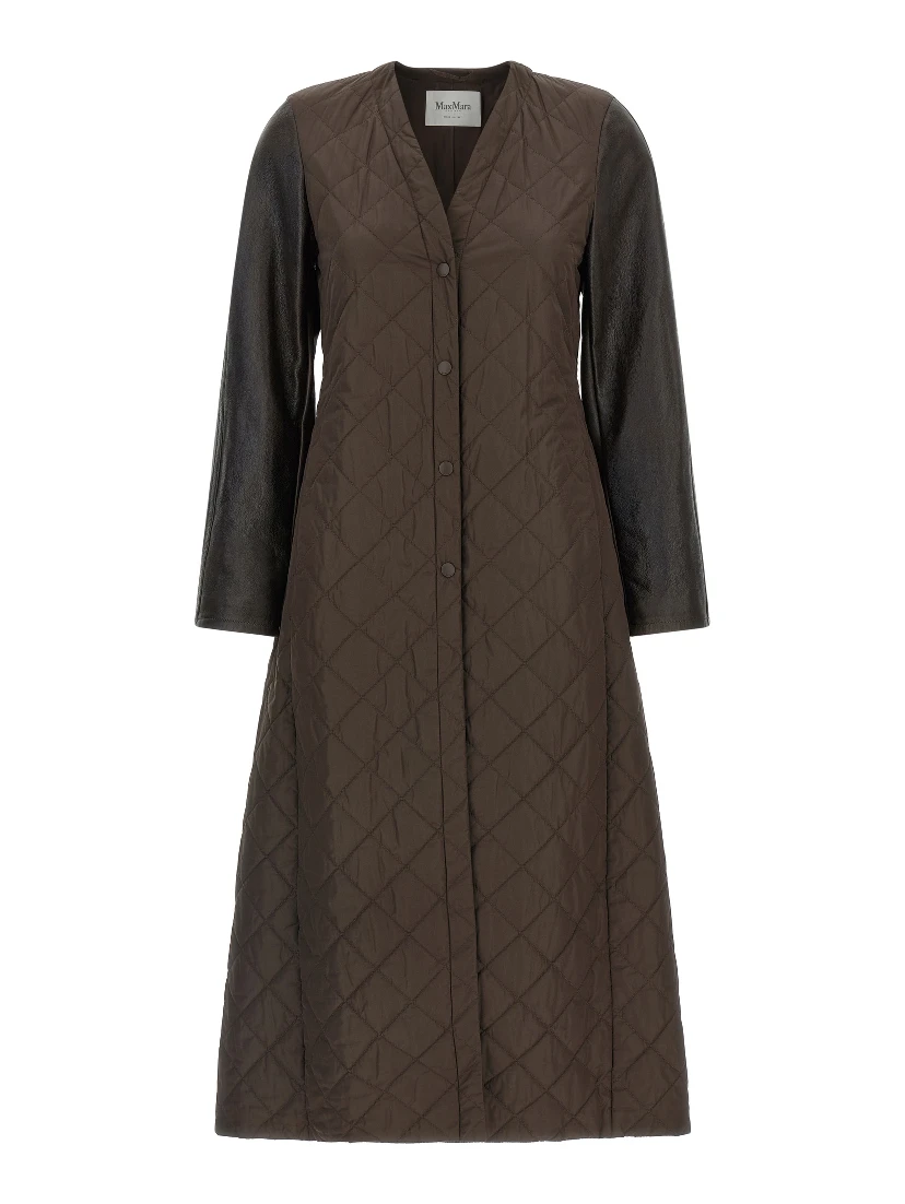 Brown Polyamide Coat