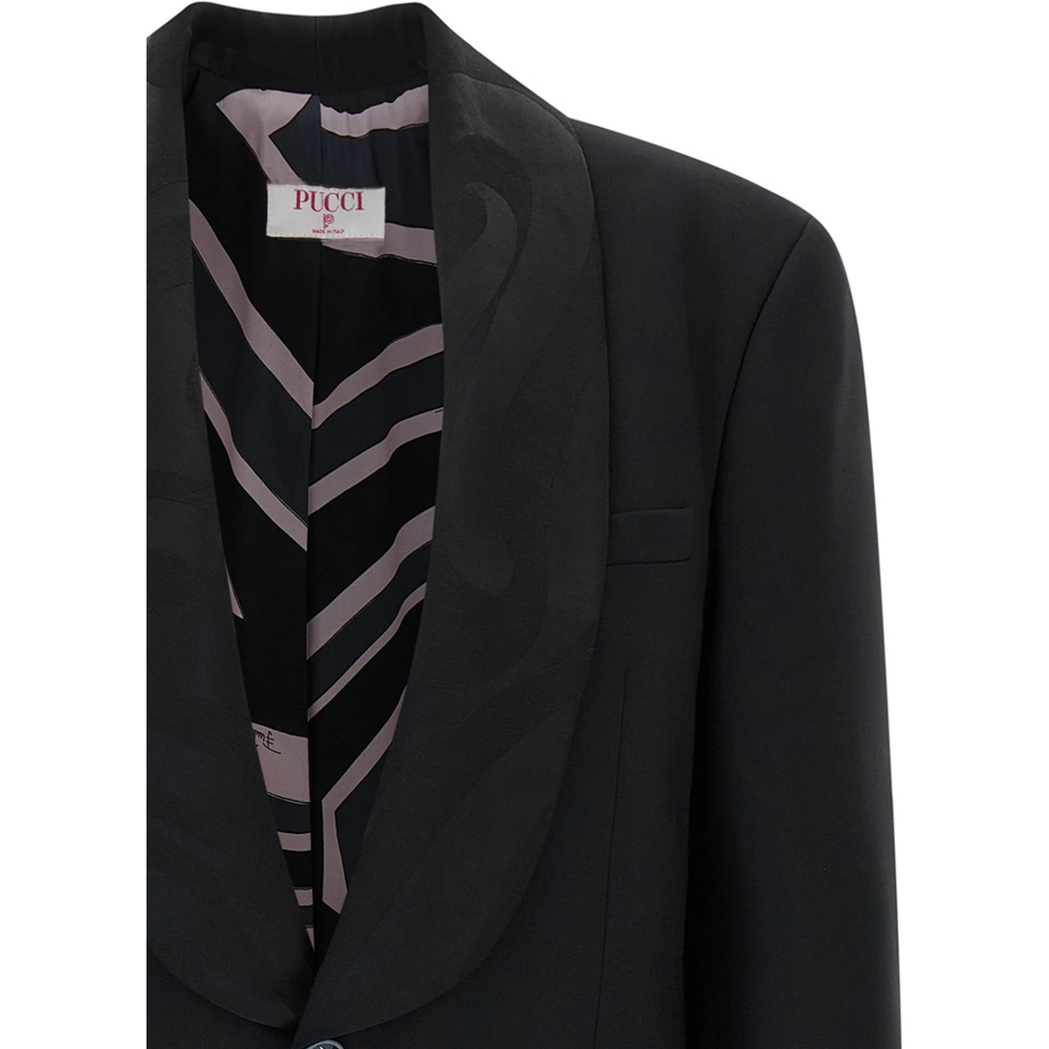 Black Virgin Wool Blazer