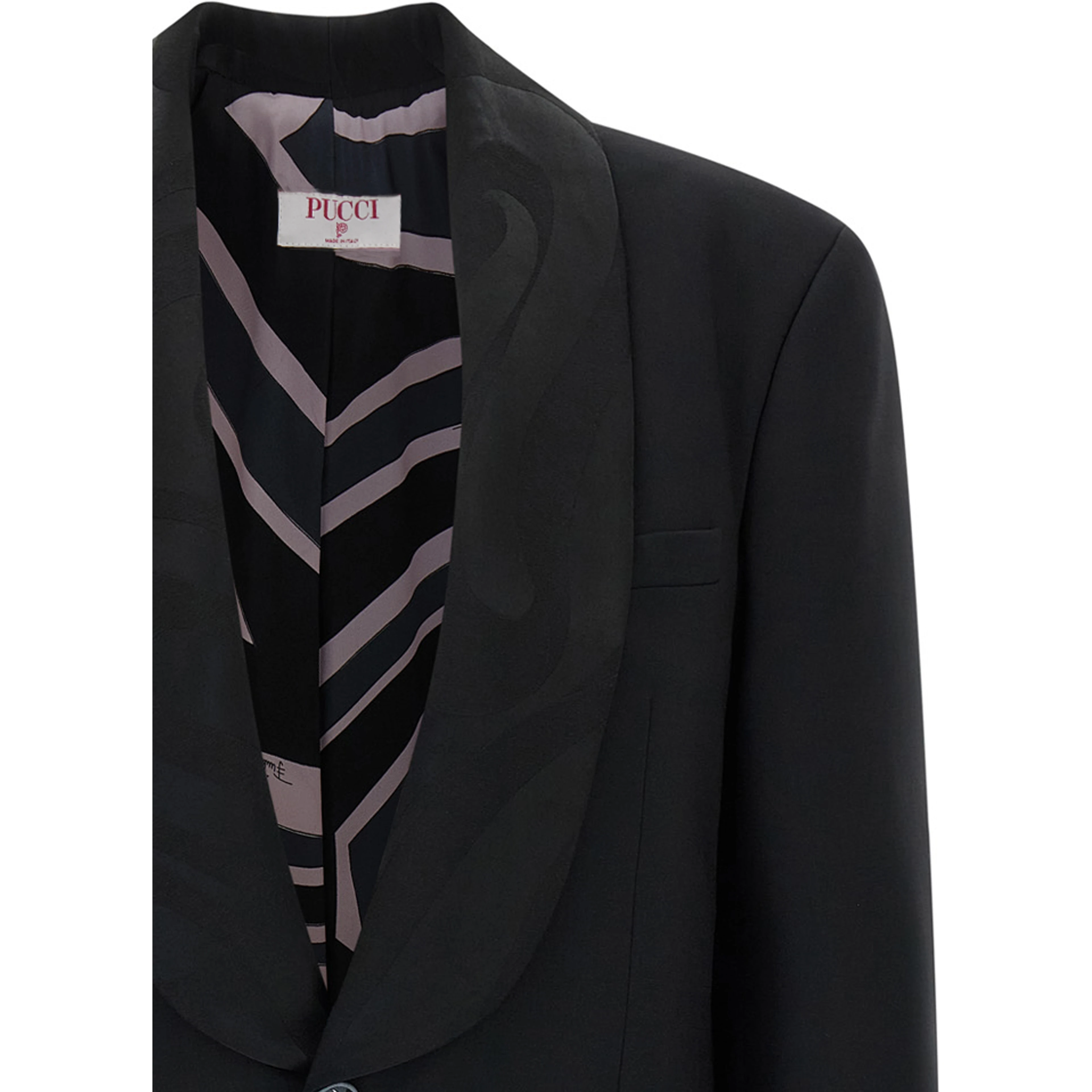 Black Virgin Wool Blazer