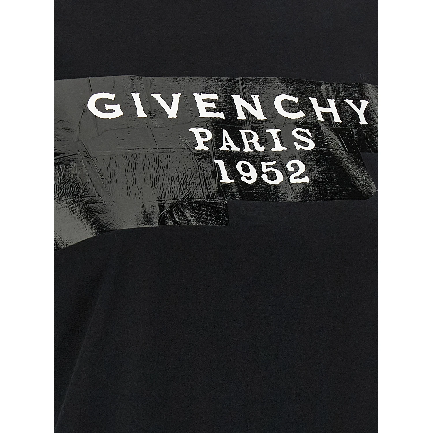 Black Cotton T-Shirt
