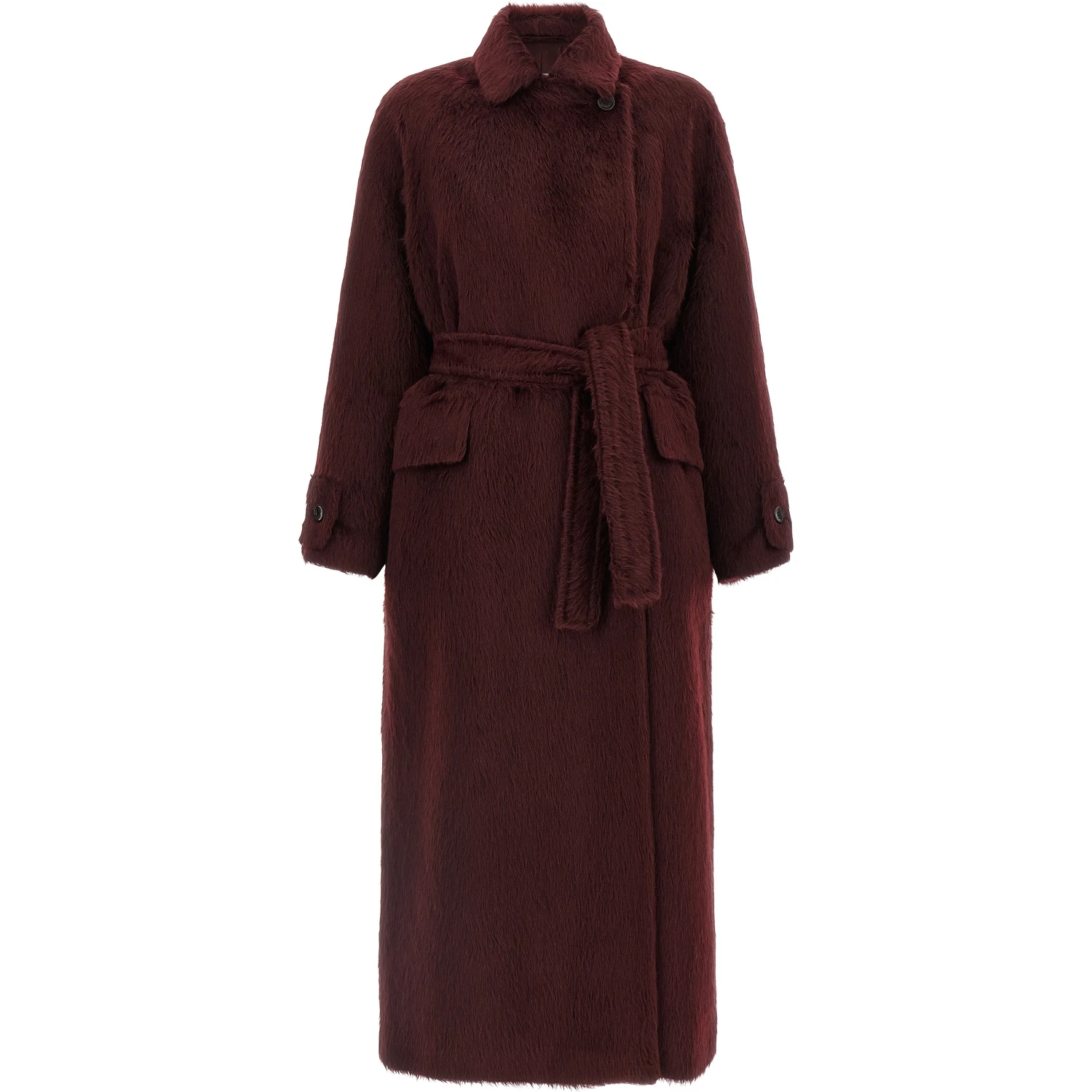Bordeaux Wool Coat
