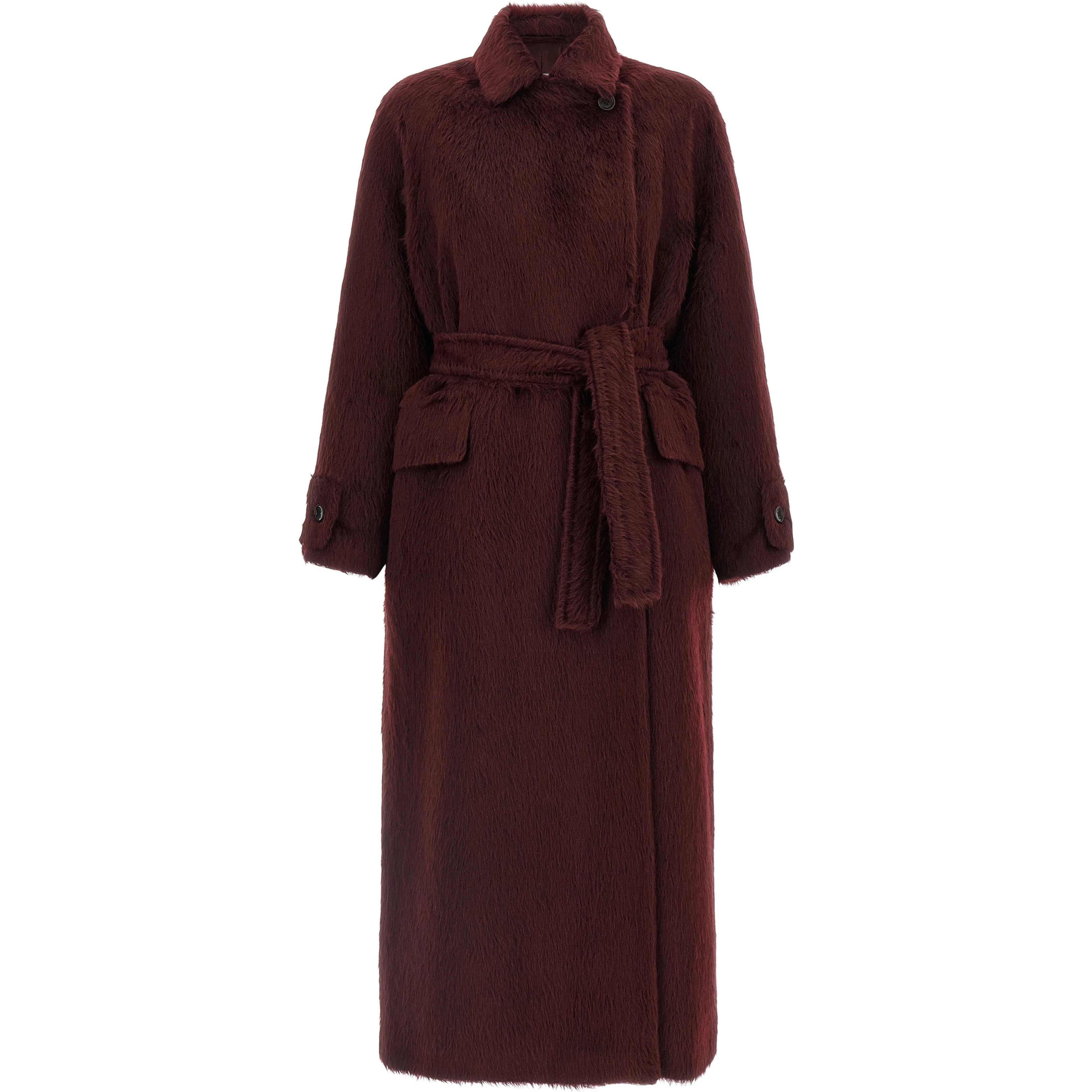 Bordeaux Wool Coat