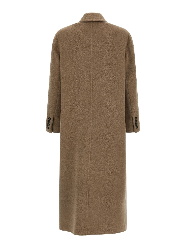 Beige Cashmere Coat alternative