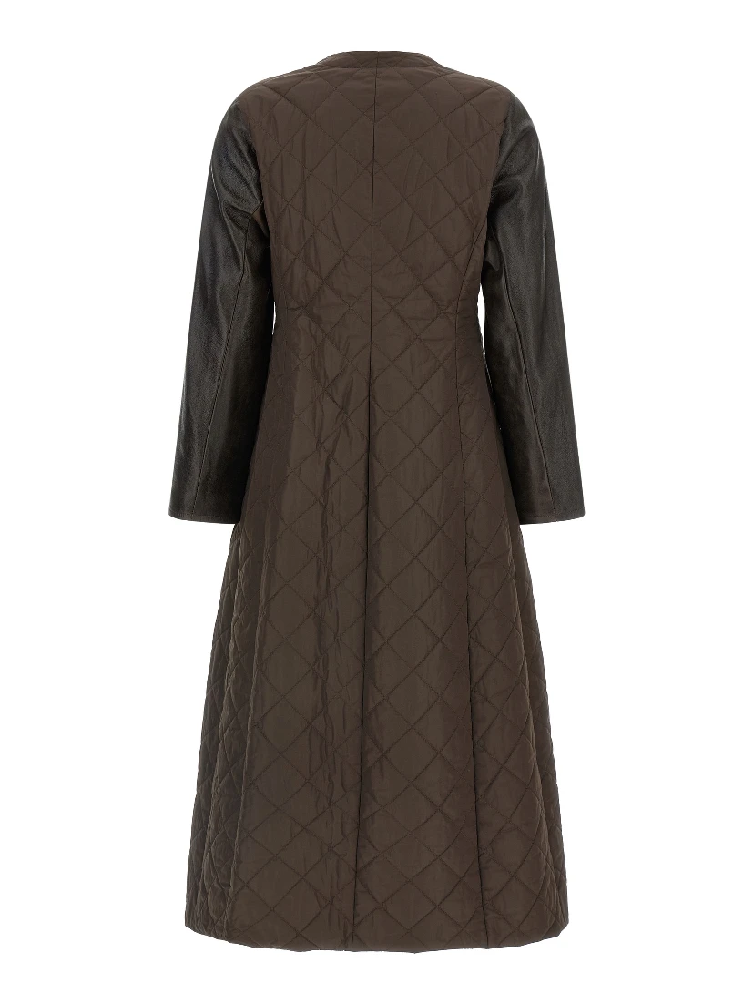 Brown Polyamide Coat