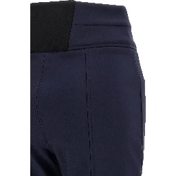Blue Nylon Athletic Pants