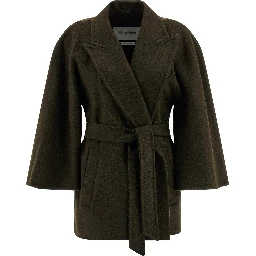 Bicolor Wool Coat