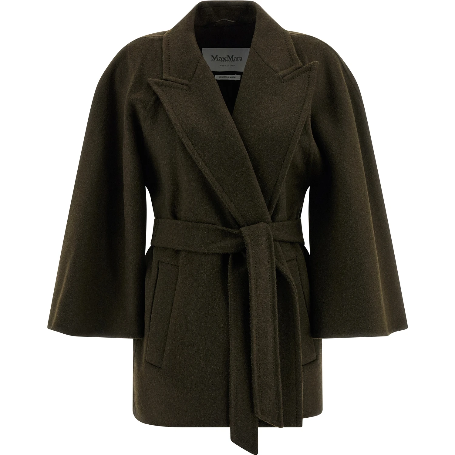 Bicolor Wool Coat
