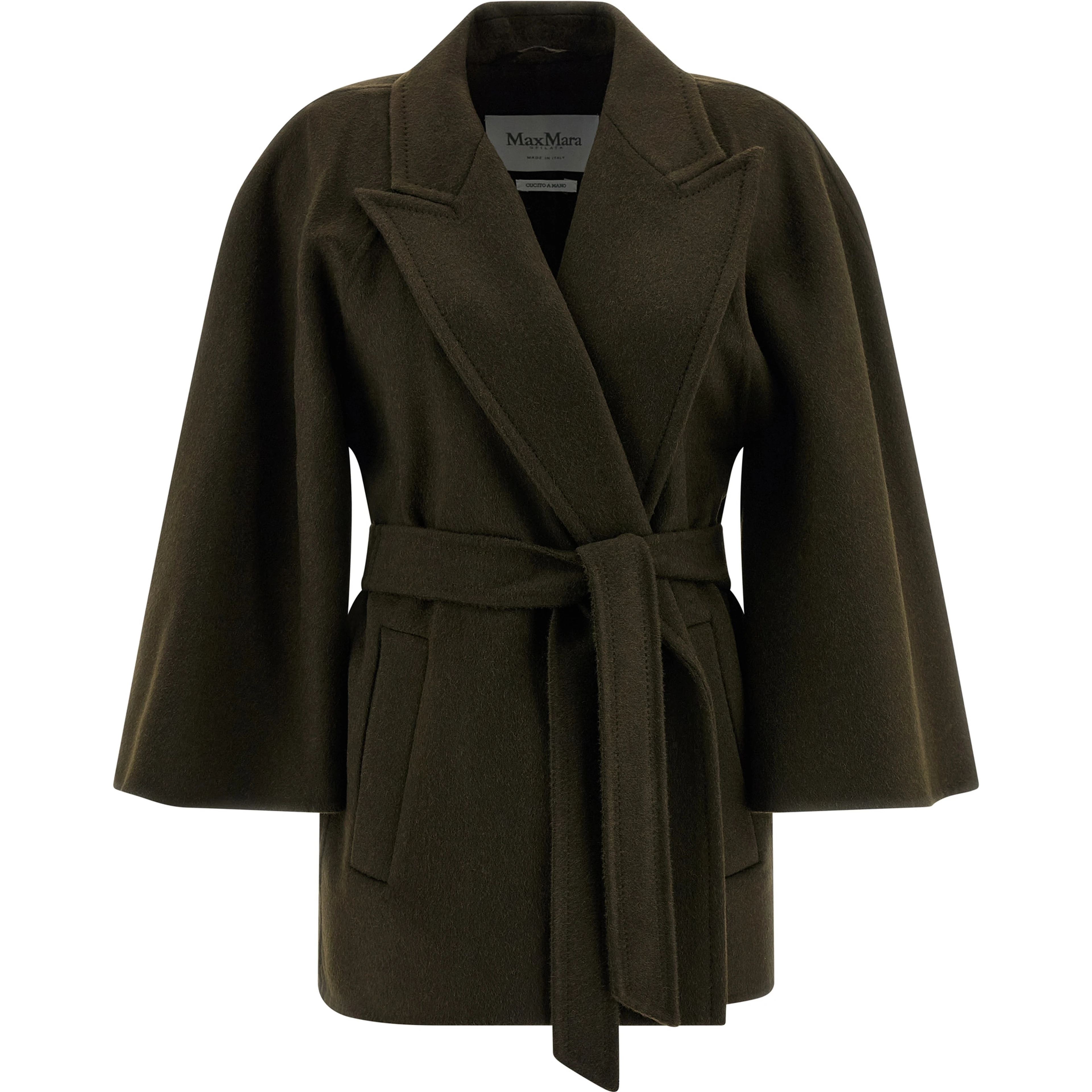 Bicolor Wool Coat