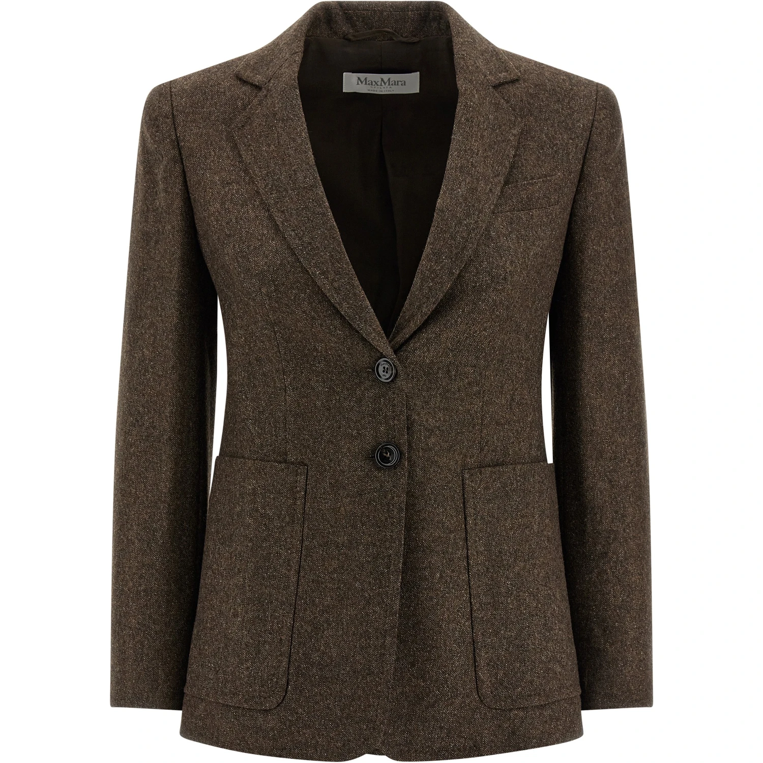 Brown Virgin Wool Blazer