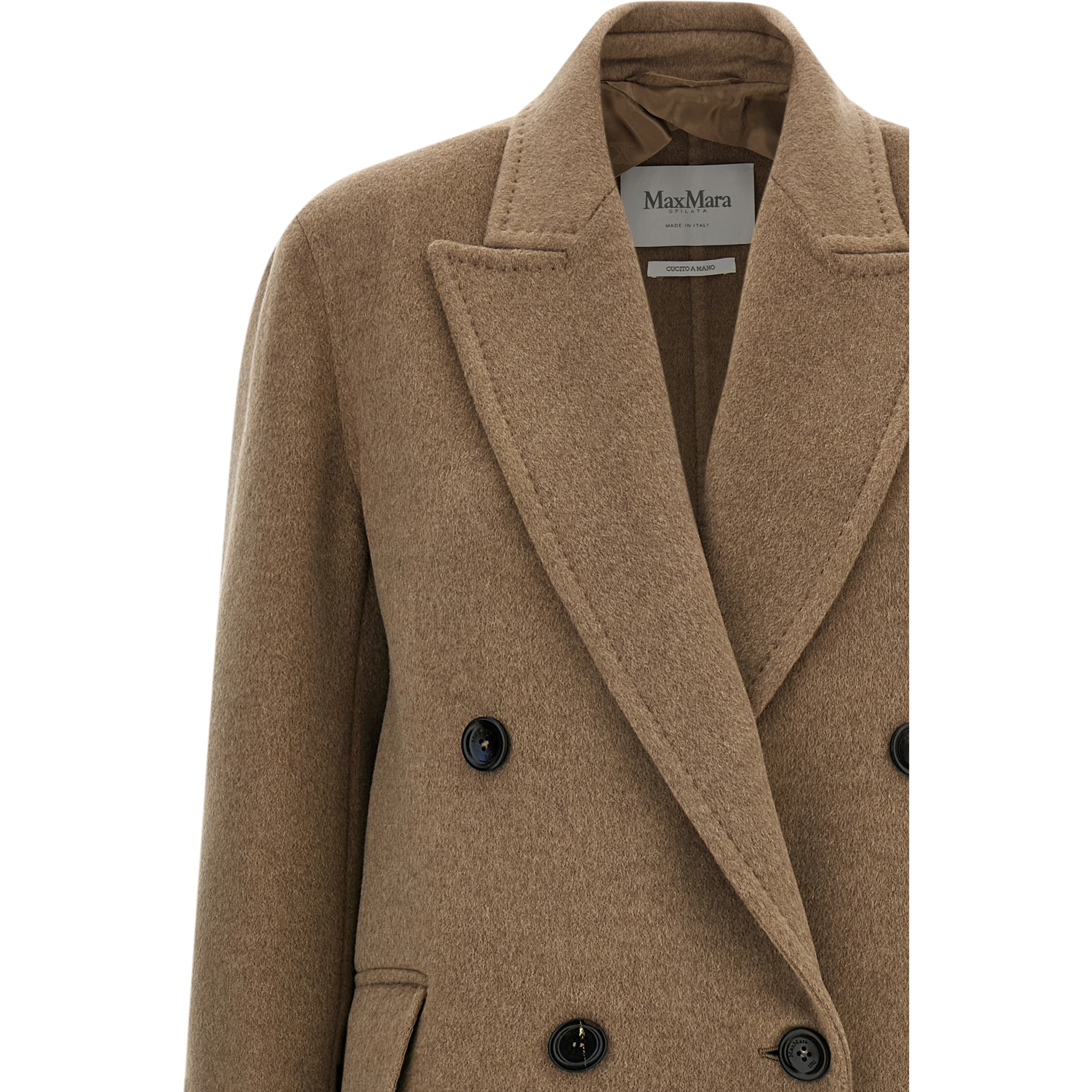 Beige Cashmere Coat