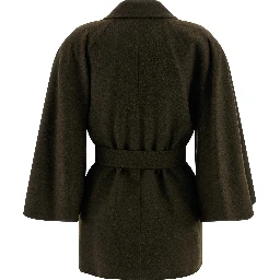 Bicolor Wool Coat