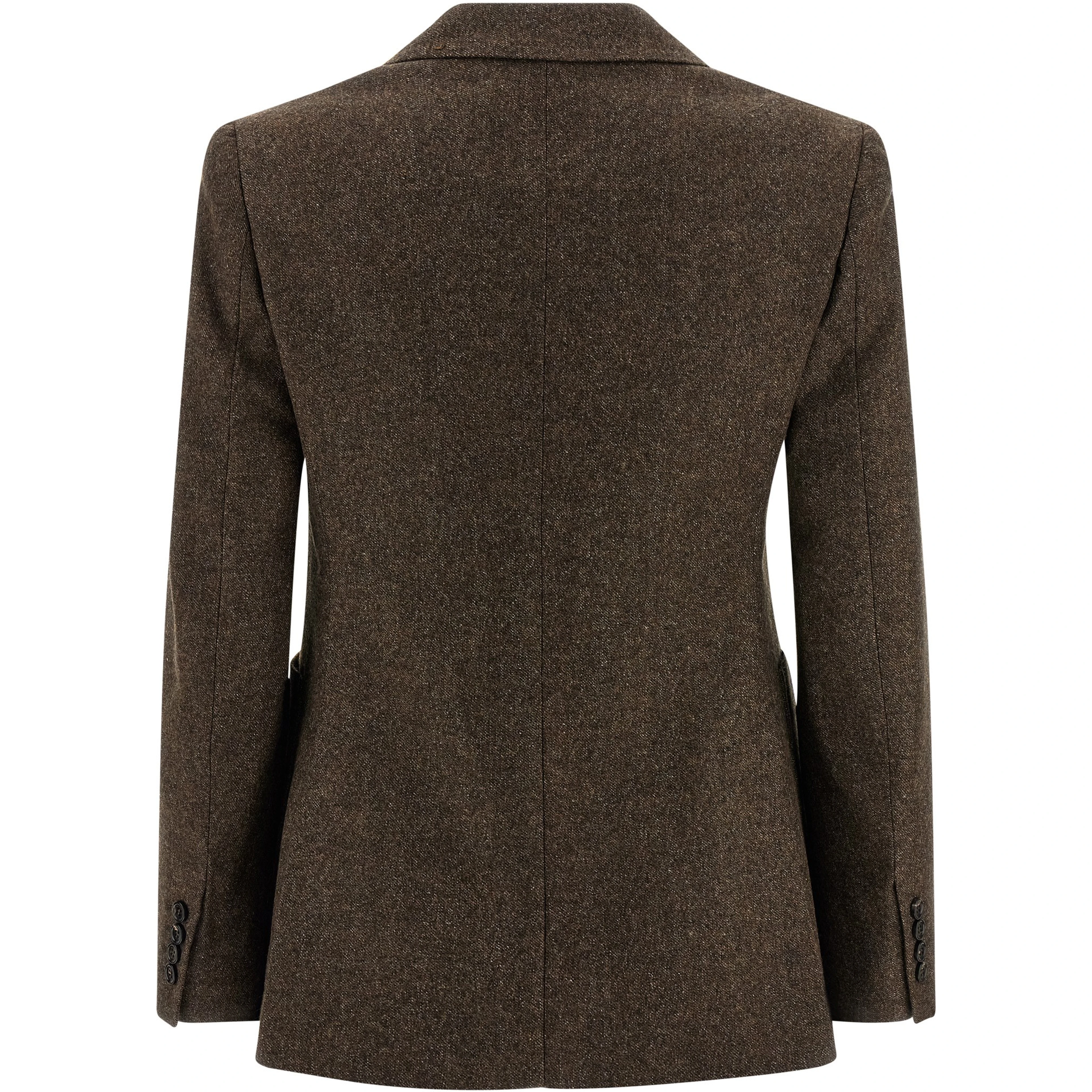 Brown Virgin Wool Blazer