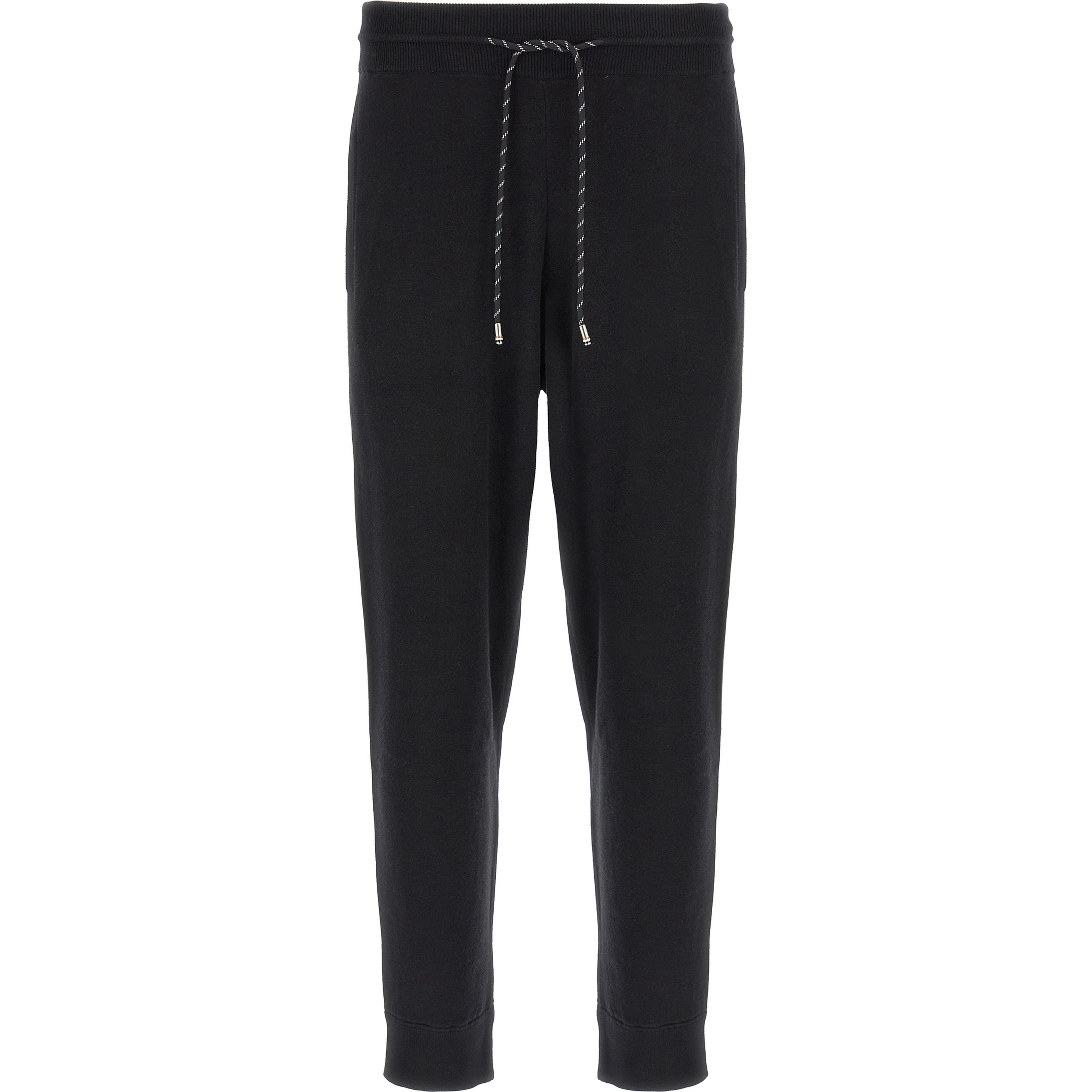 Black Cotton Joggers (Workout Pants)