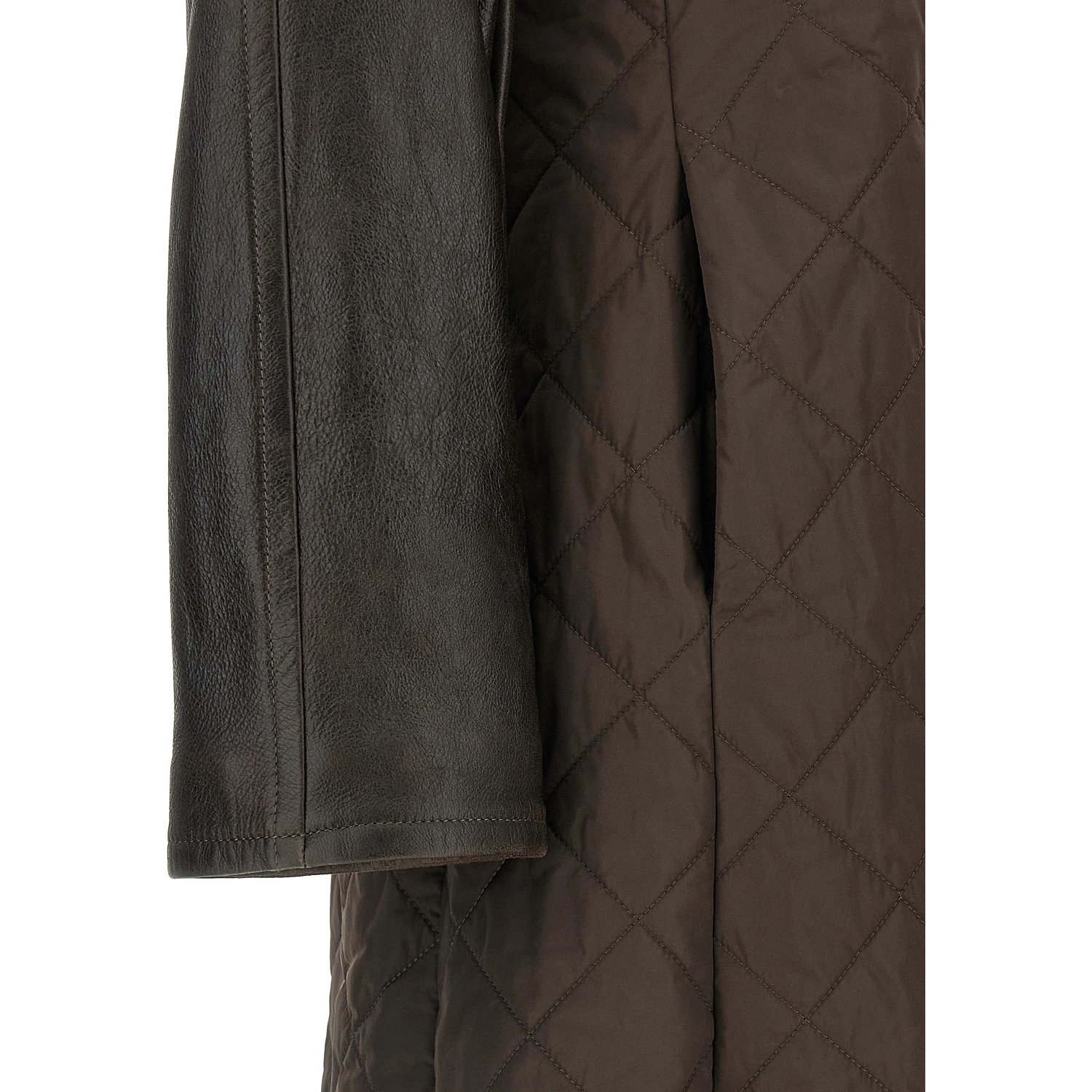 Brown Polyamide Coat