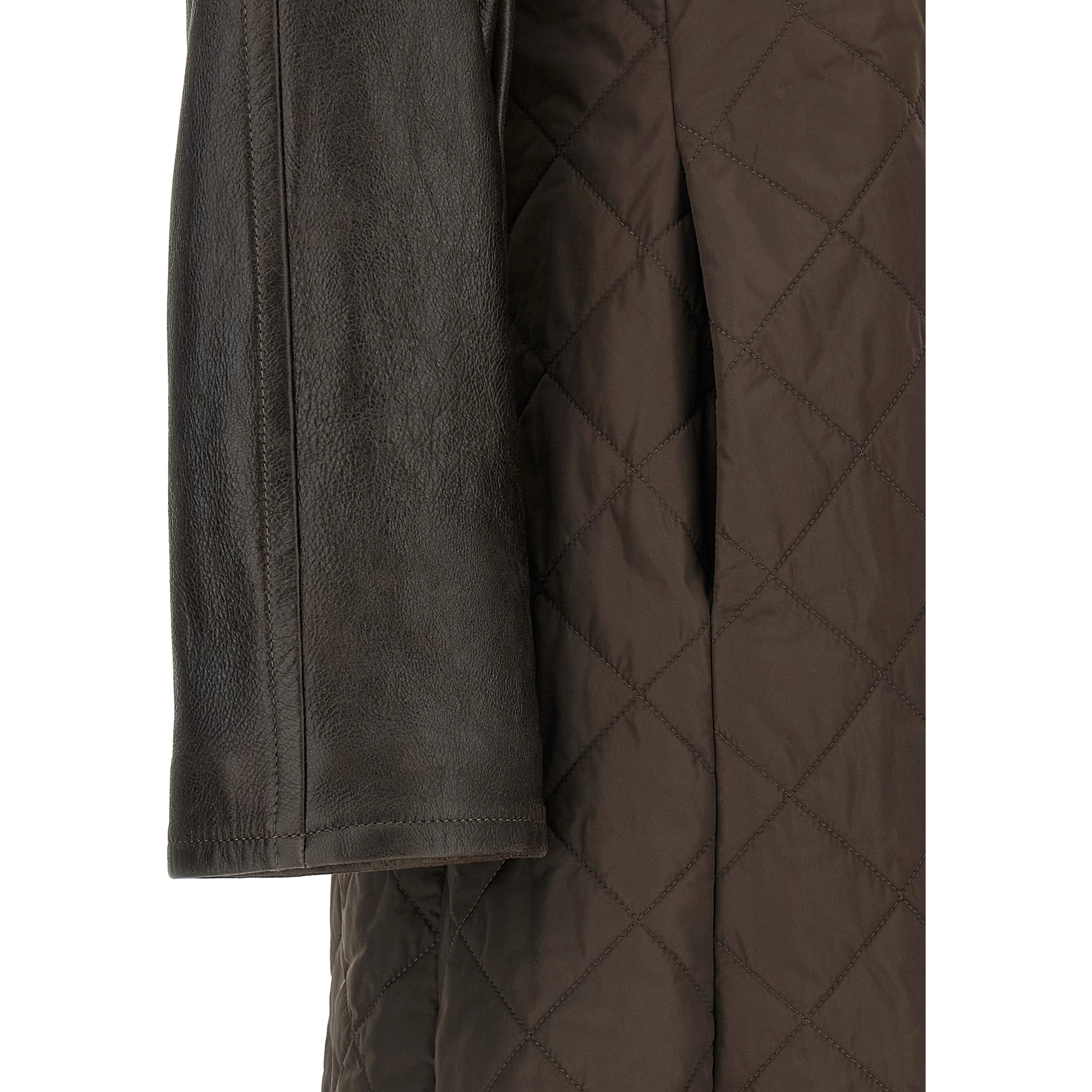 Brown Polyamide Coat