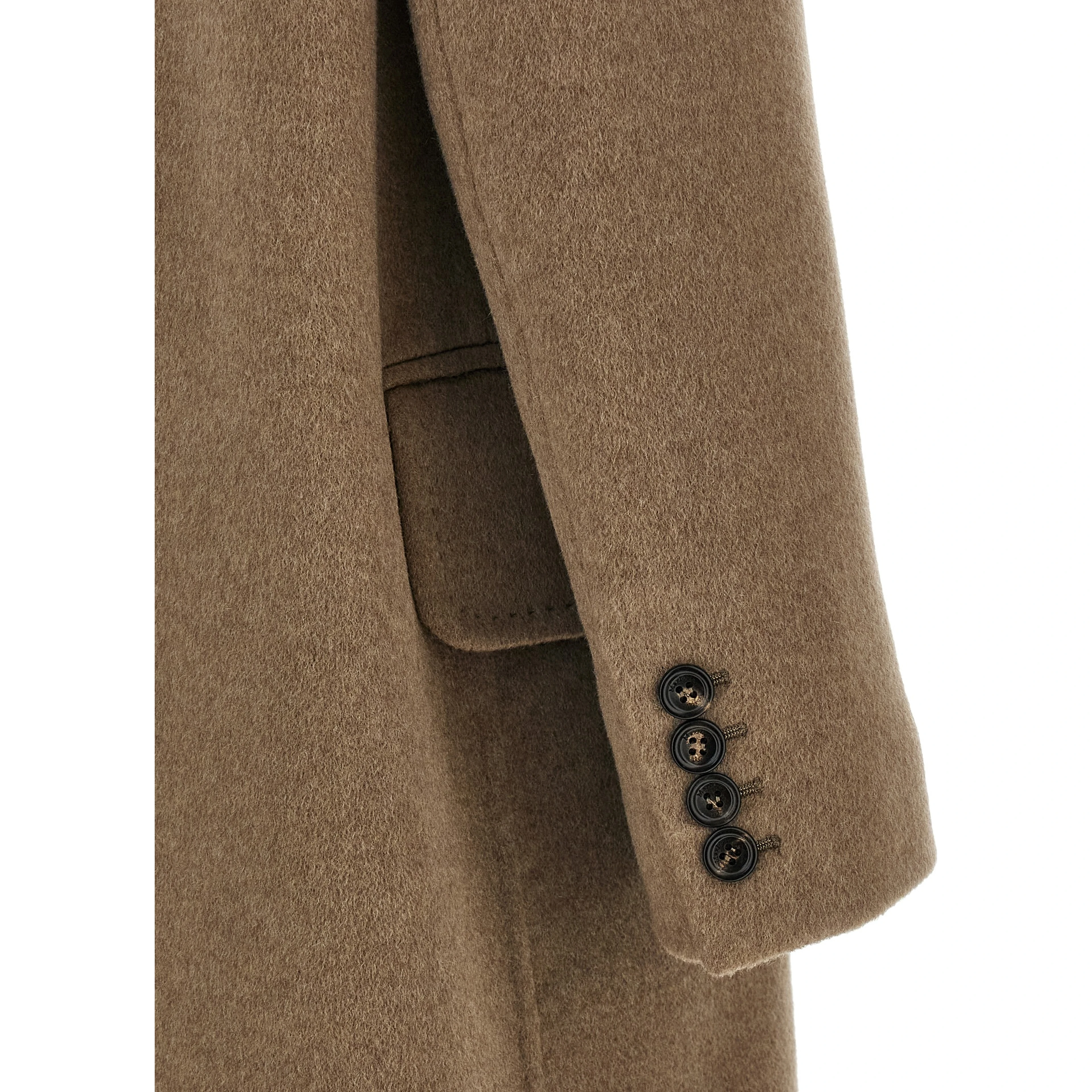 Beige Cashmere Coat