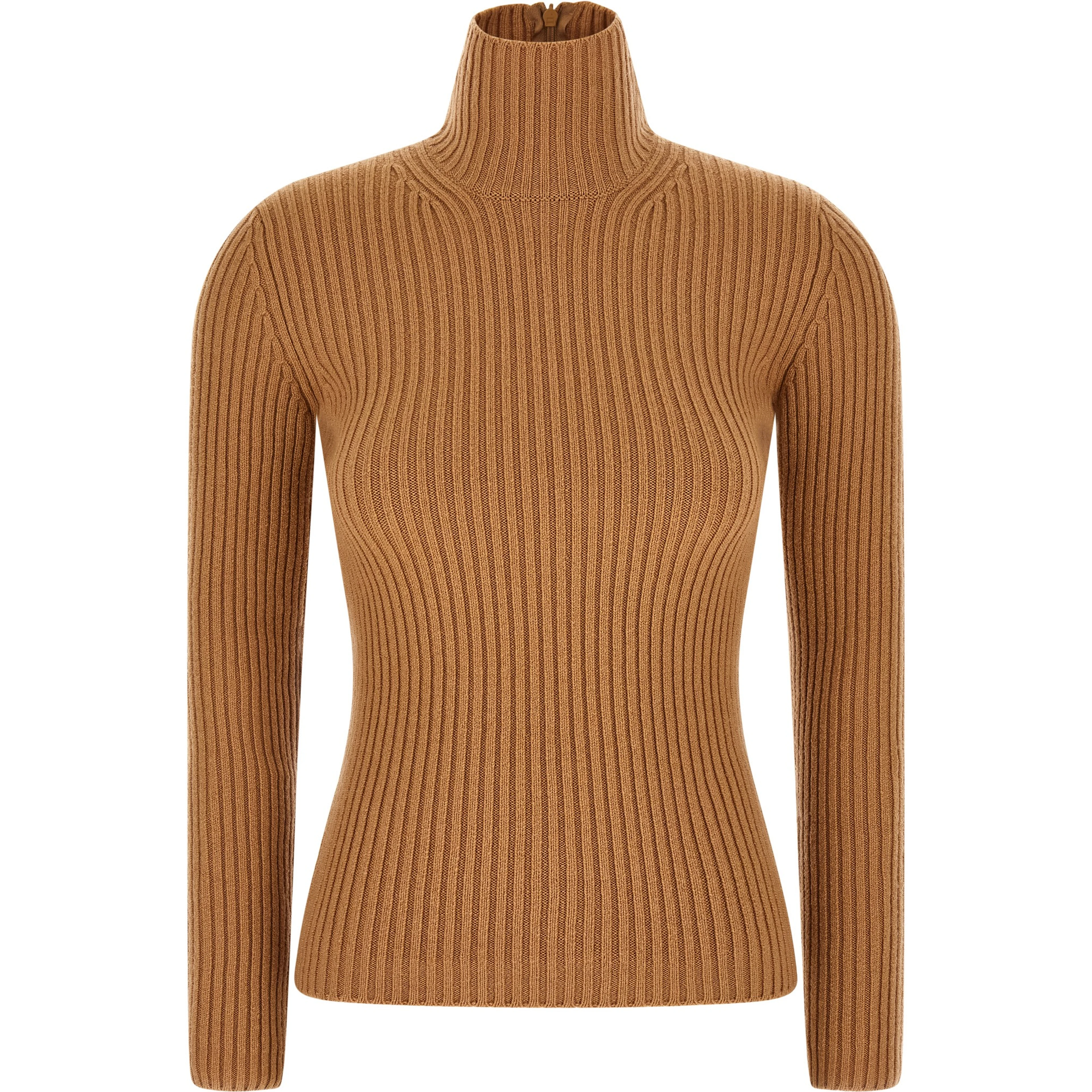 Beige Wool Cardigan