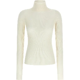 White Virgin Wool Cardigan