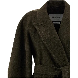 Bicolor Wool Coat