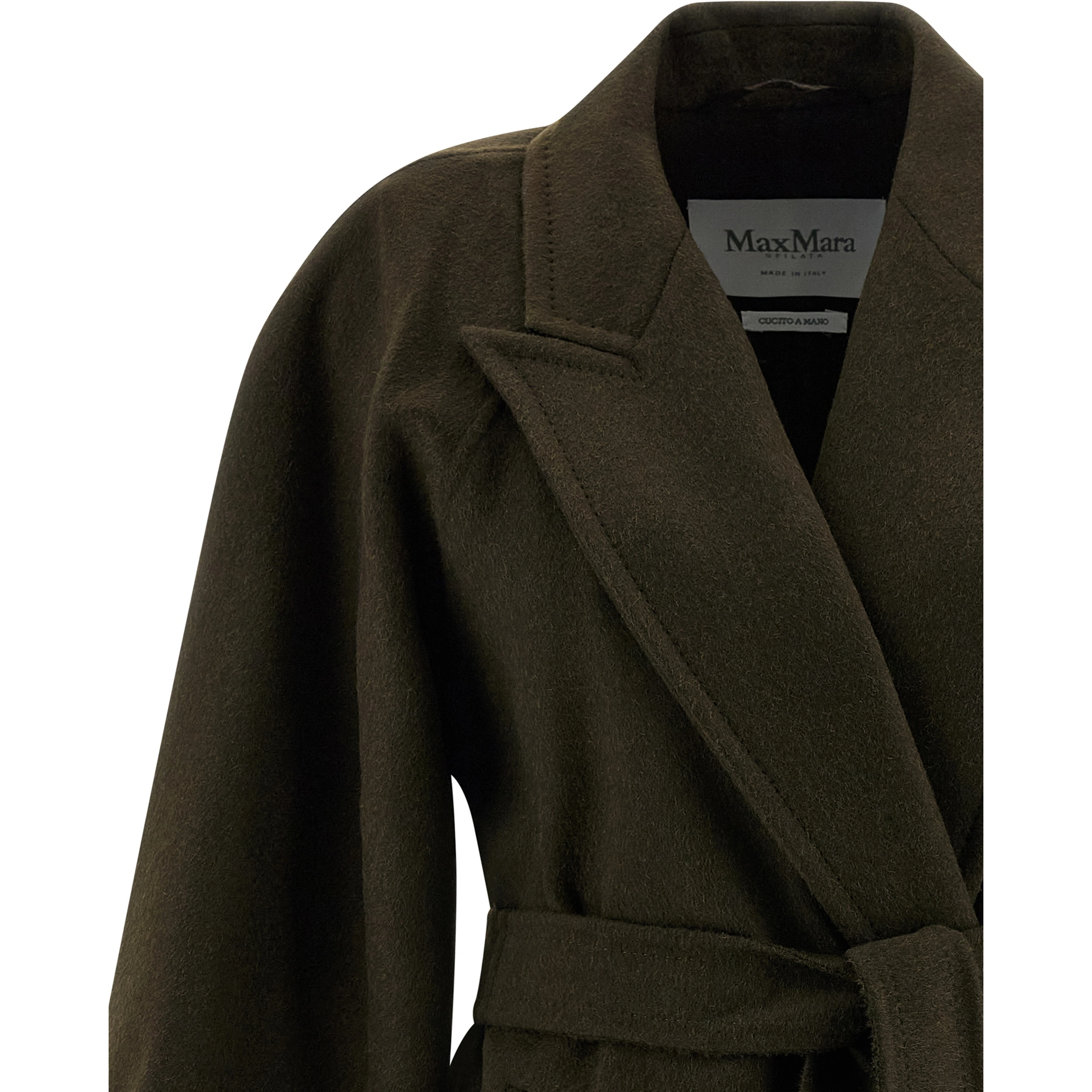 Bicolor Wool Coat