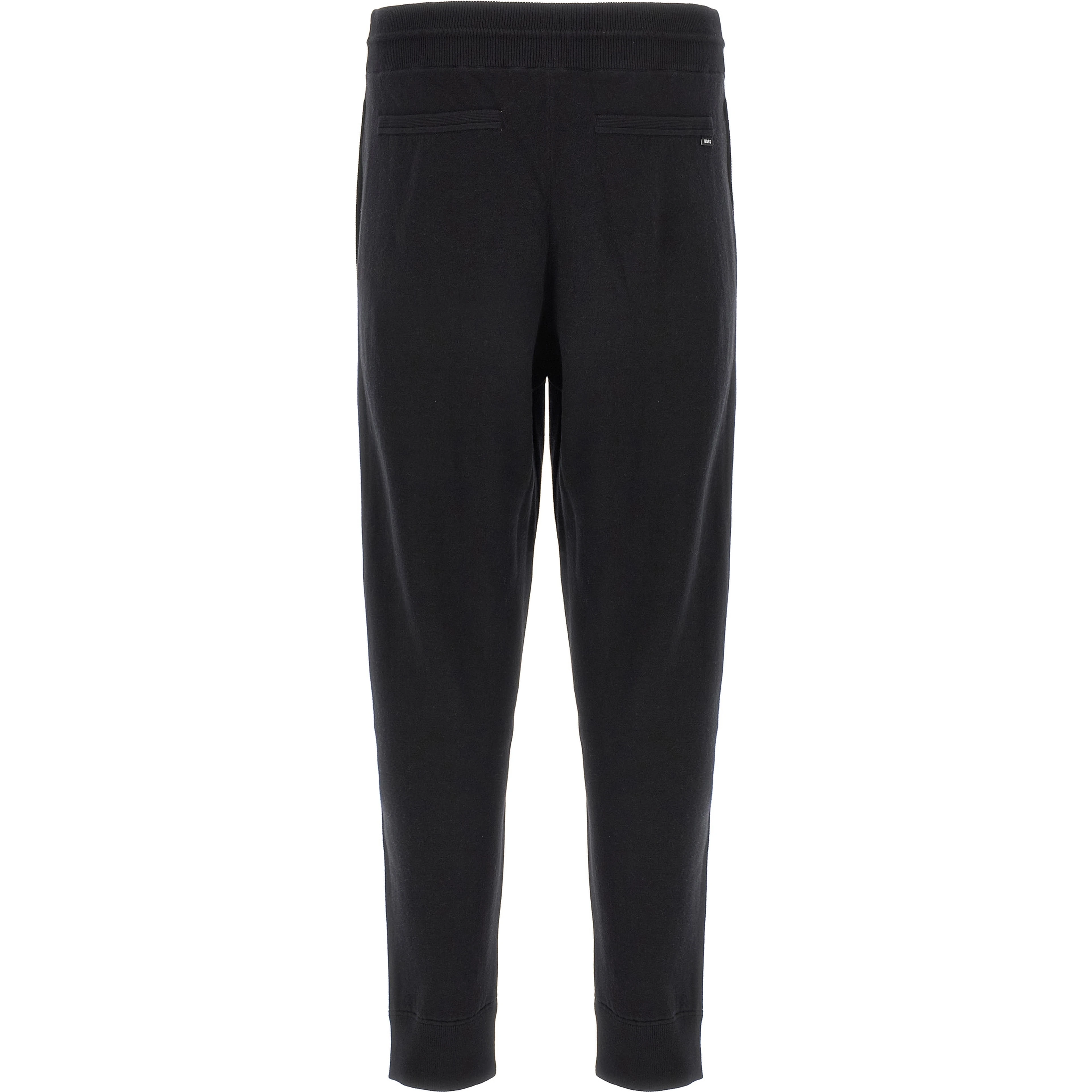 Black Cotton Joggers (Workout Pants)