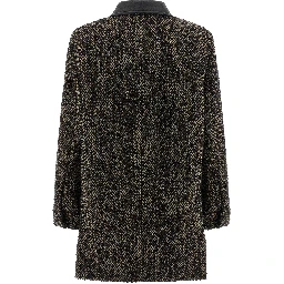 Multicolor Virgin Wool Shell Jacket