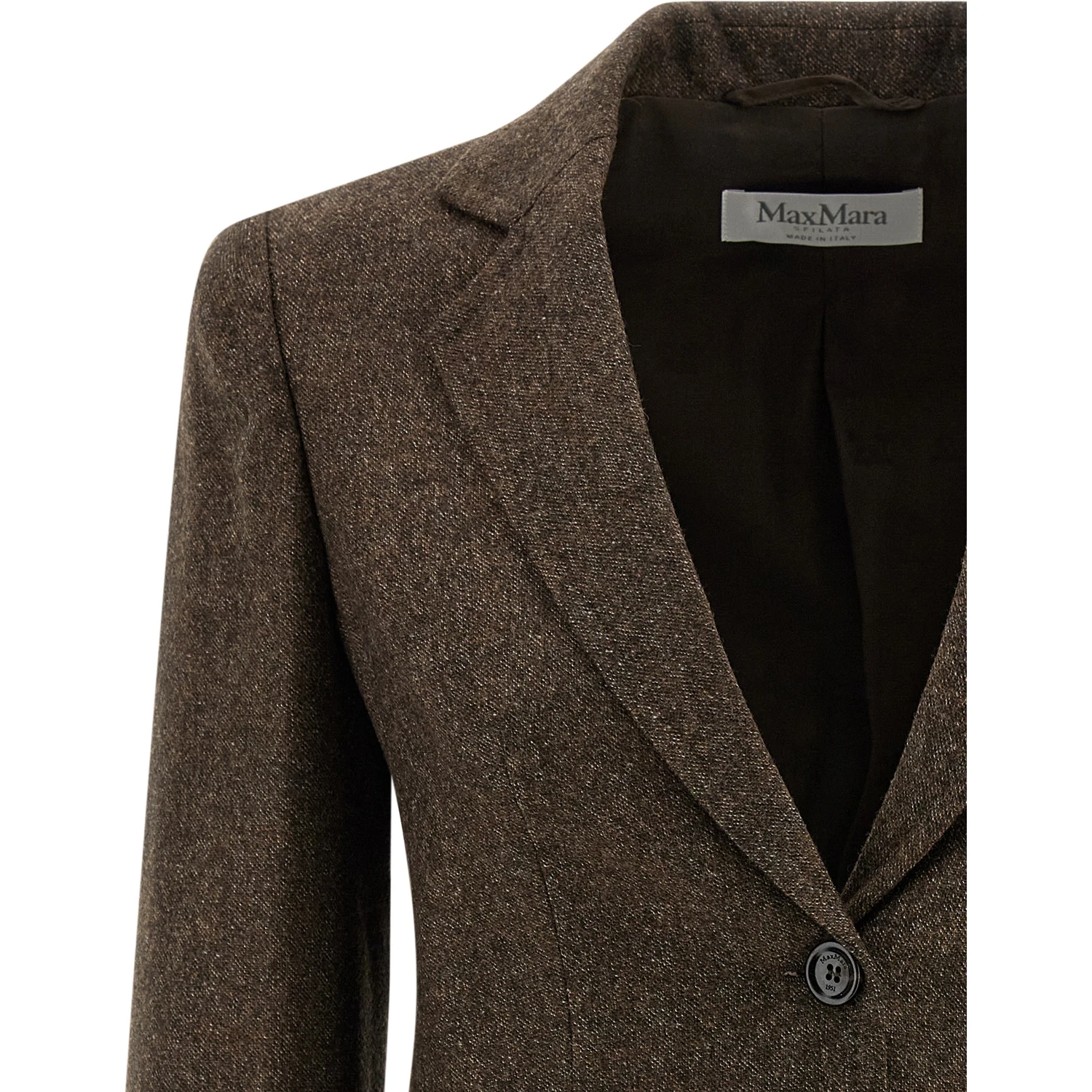Brown Virgin Wool Blazer