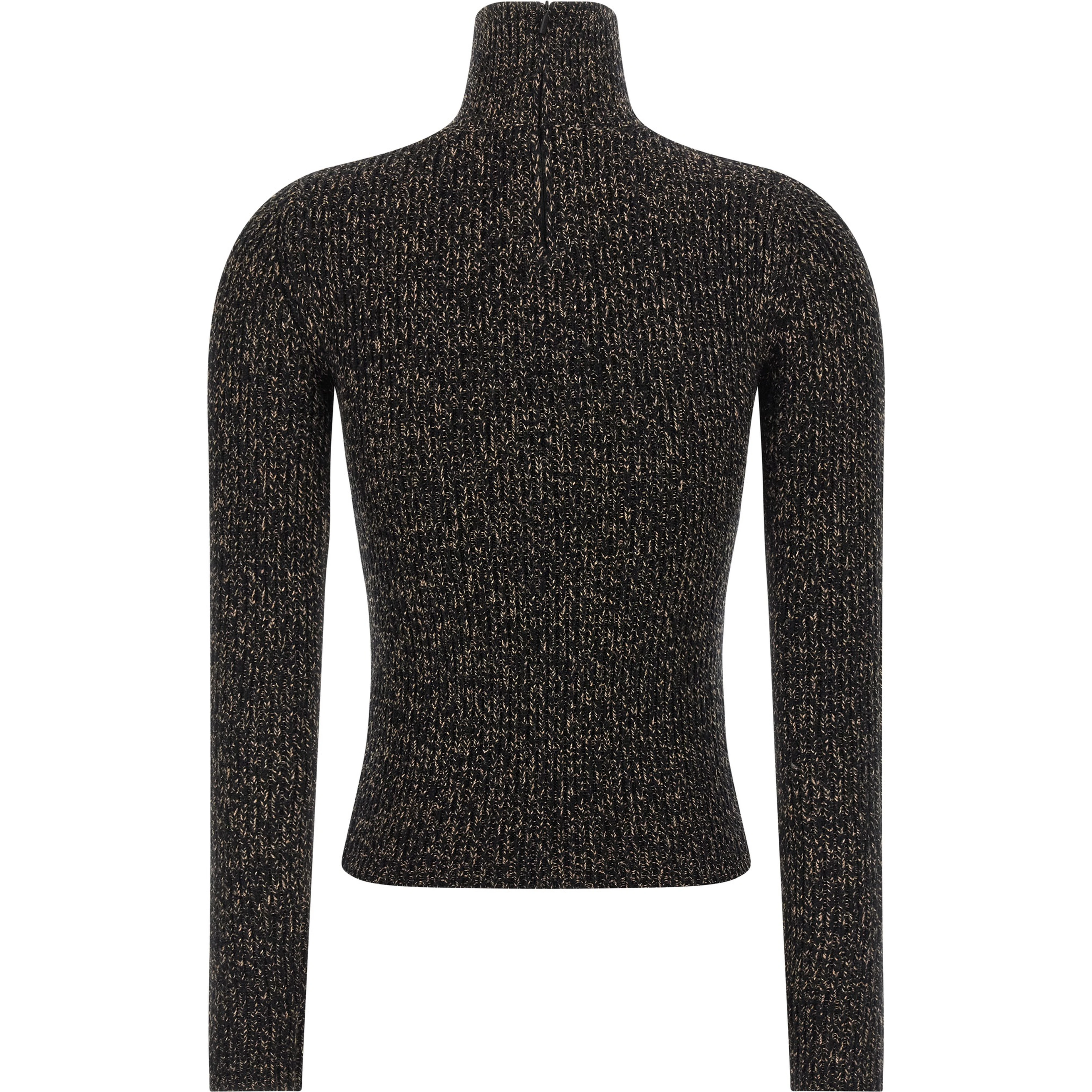 Black Wool Cardigan