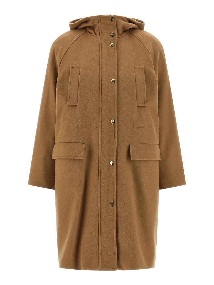 Beige Polyamide Parka