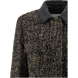 Multicolor Virgin Wool Shell Jacket