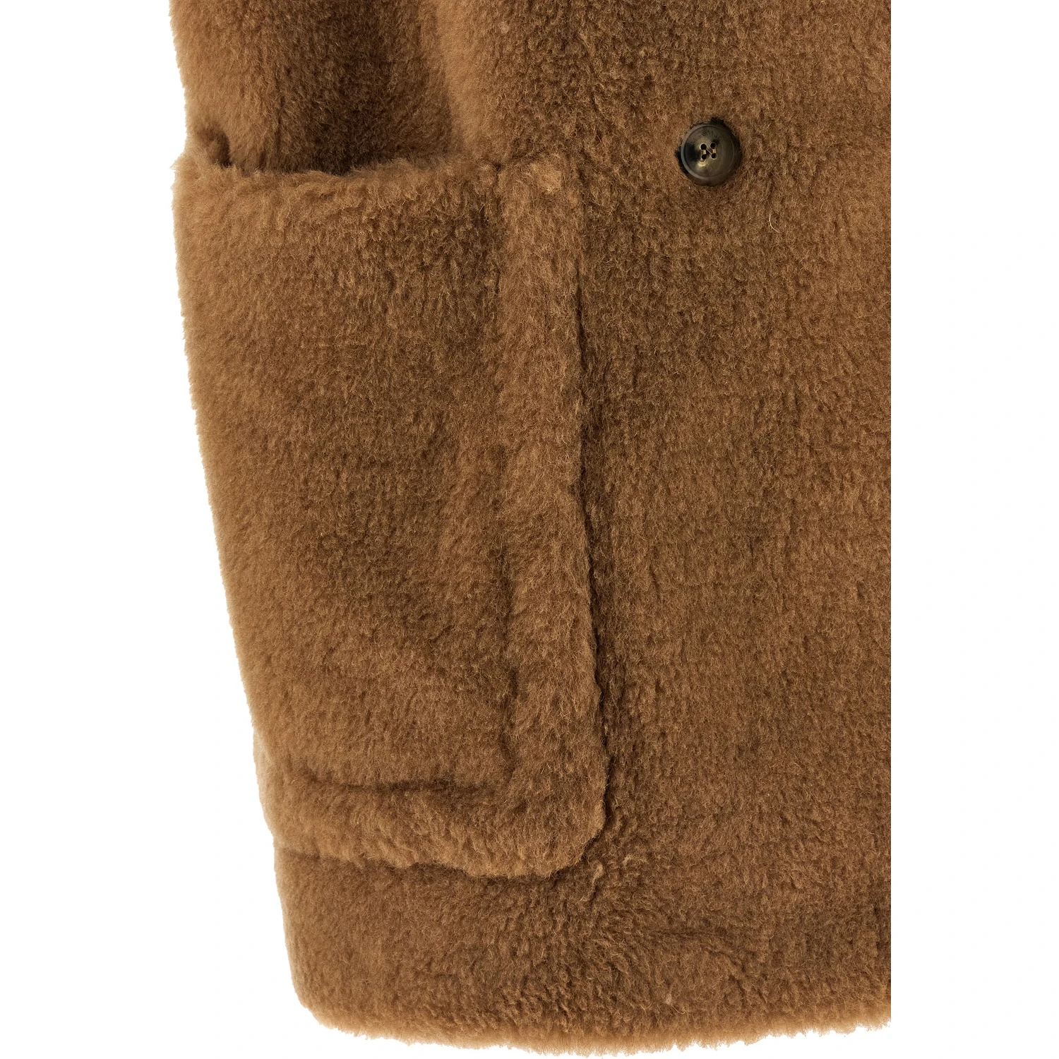 Beige Wool Sleeveless Jacket