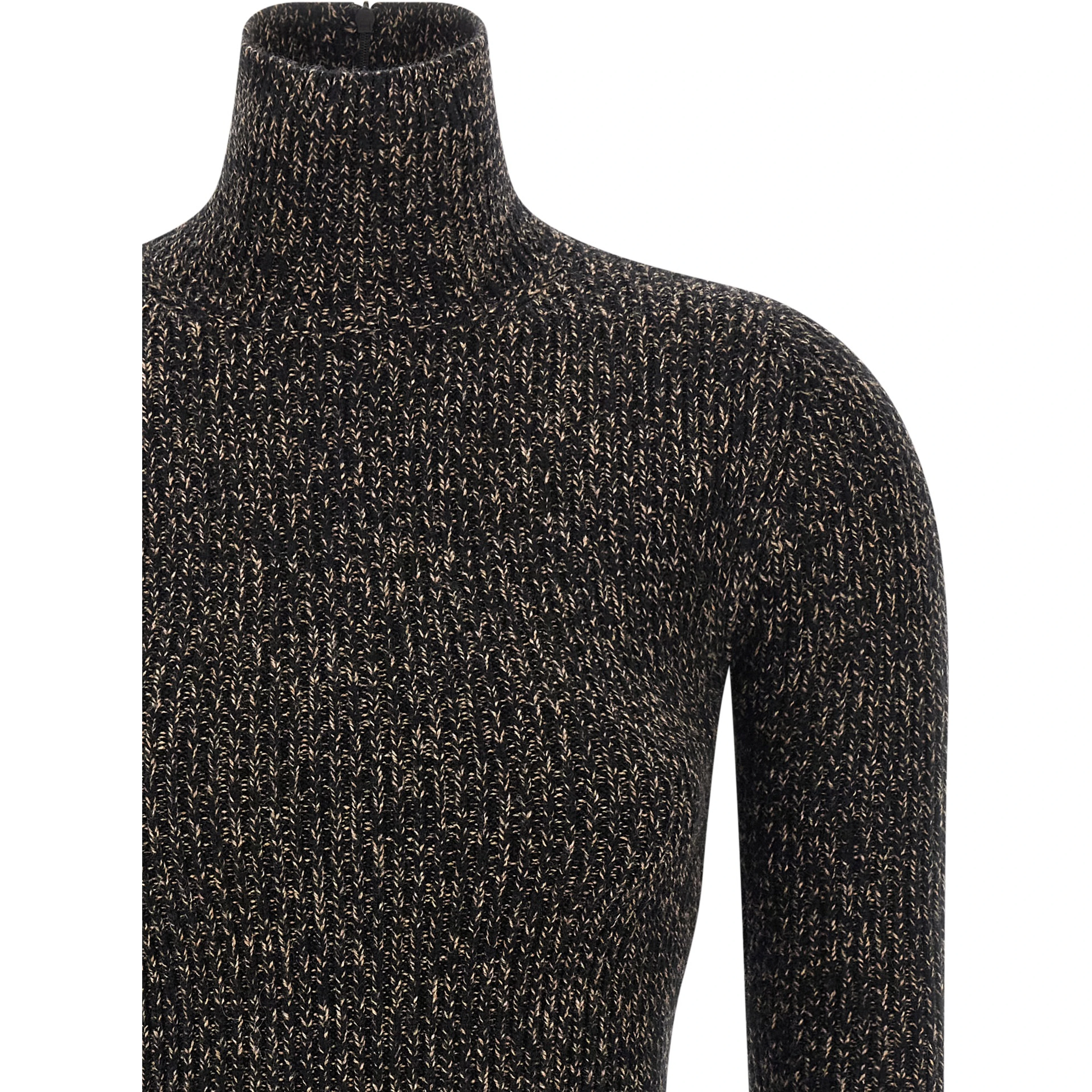 Black Wool Cardigan