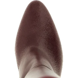 Bordeaux Leather Over The Knee