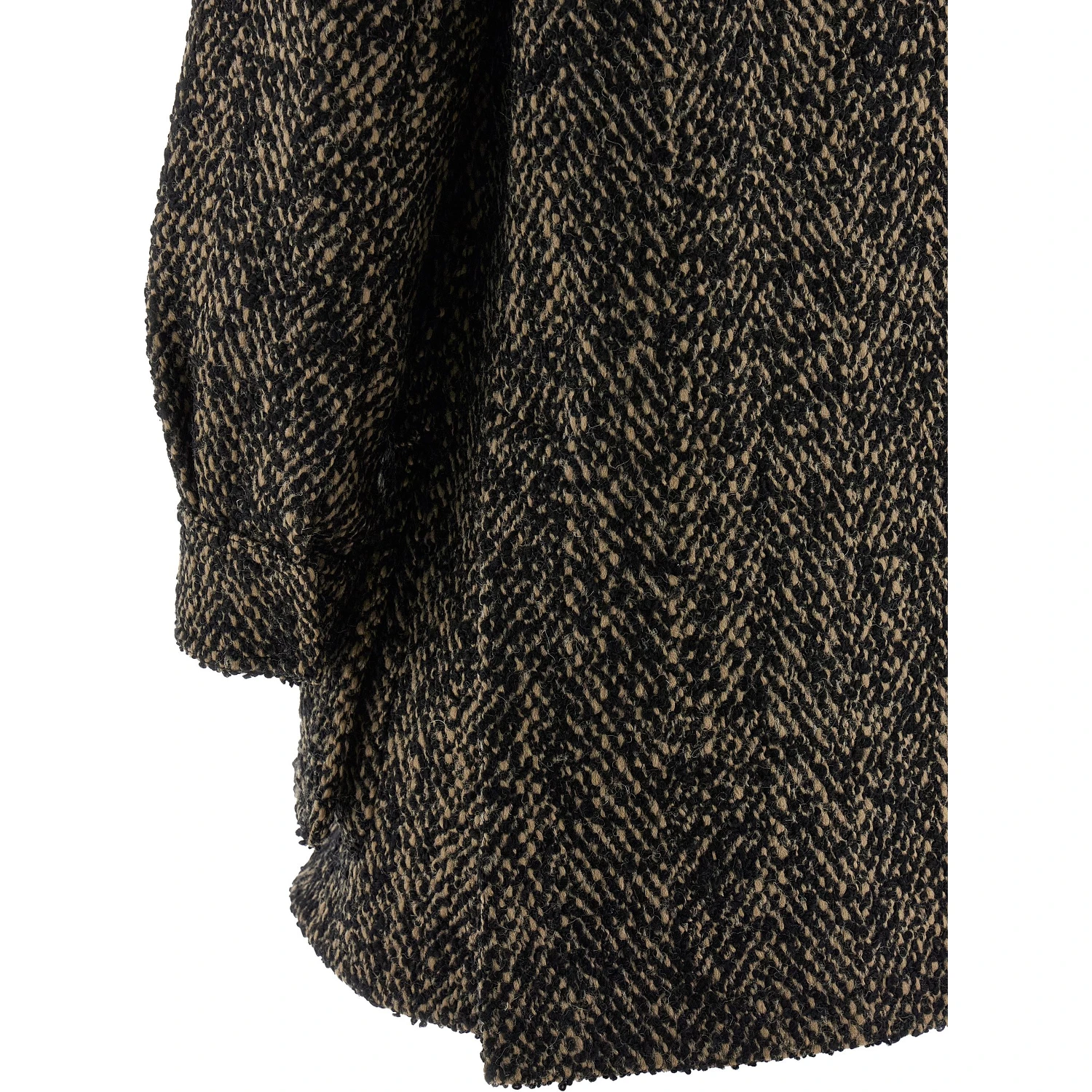 Multicolor Virgin Wool Shell Jacket