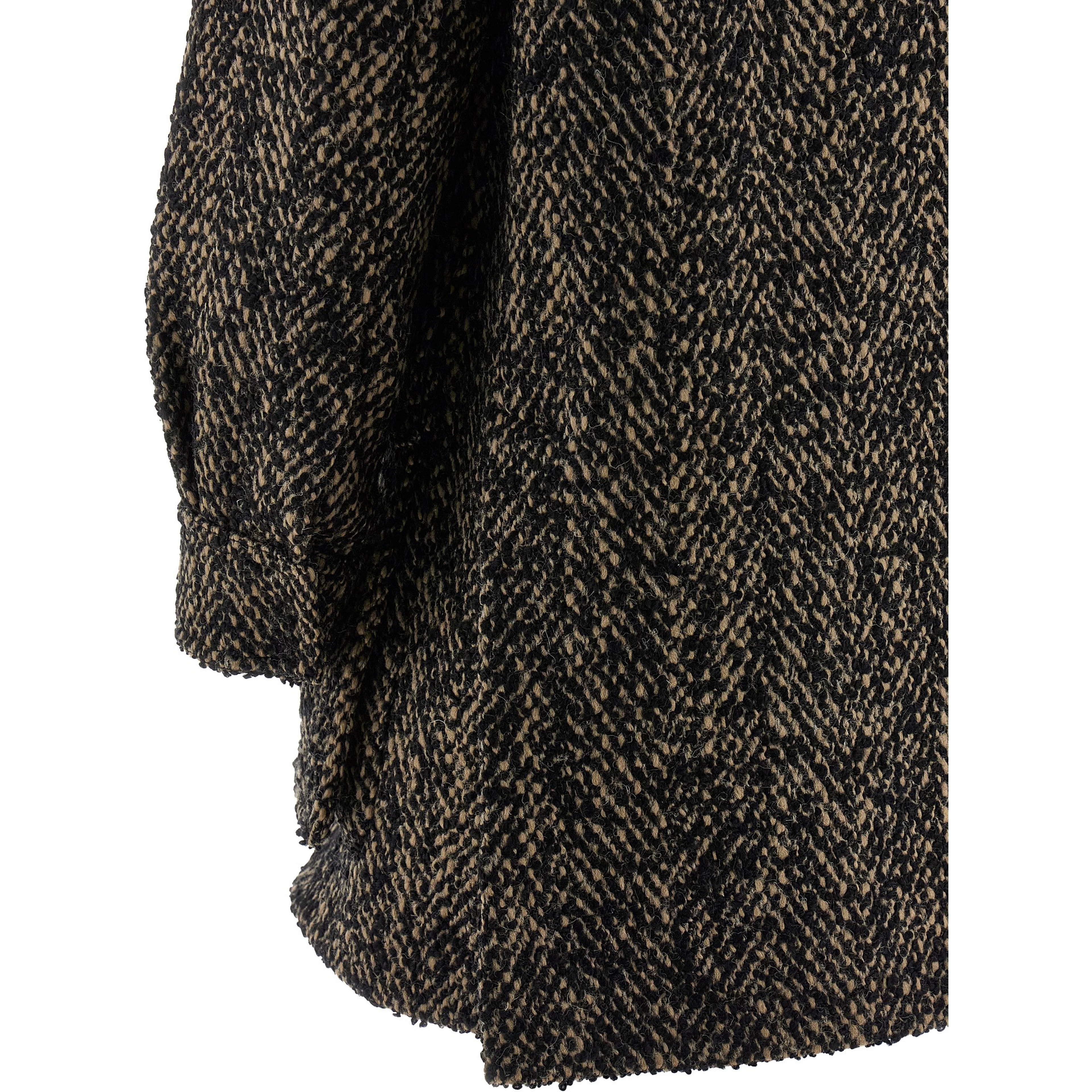 Multicolor Virgin Wool Shell Jacket