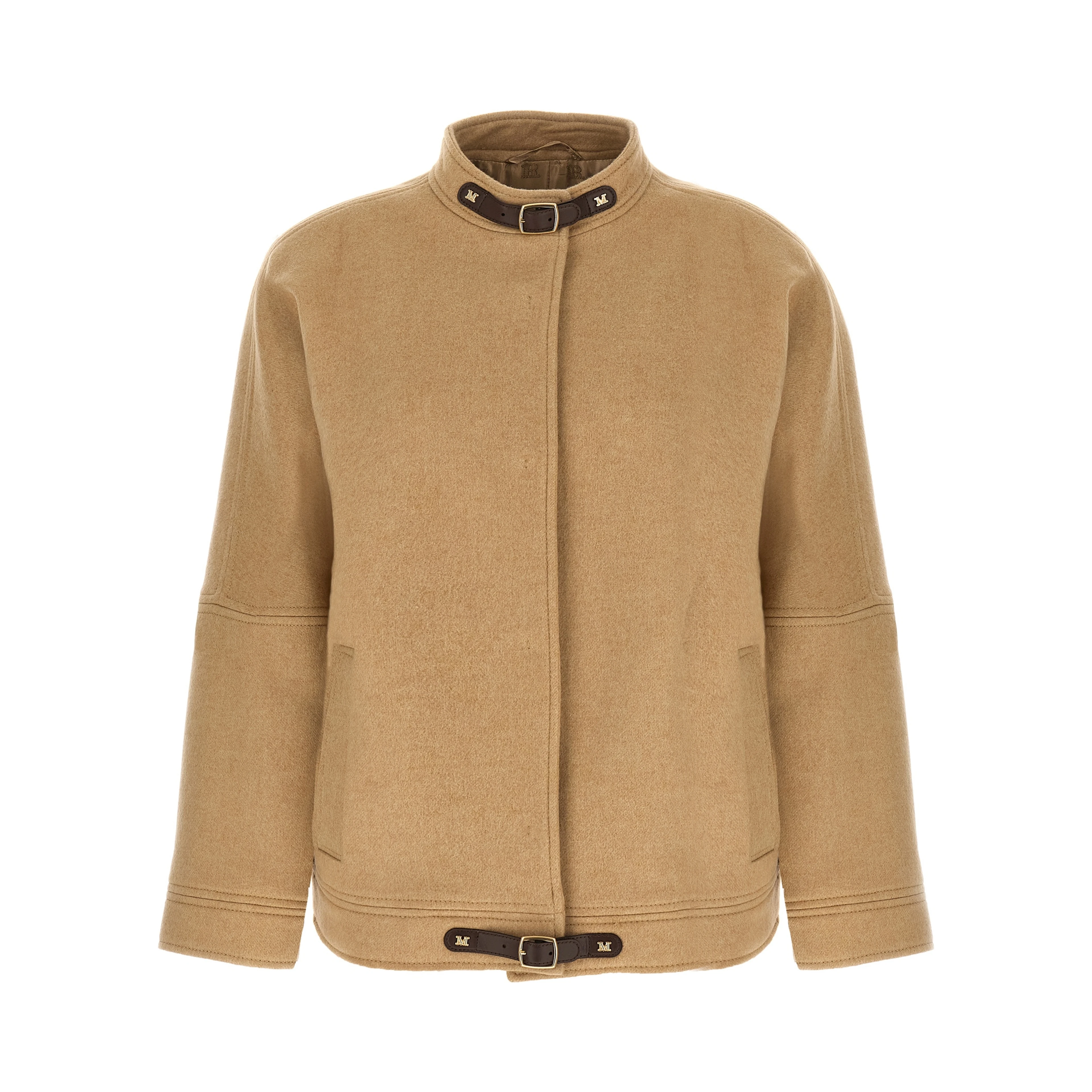 Beige Cashmere Bomber