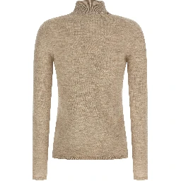 Beige Cashmere Cardigan