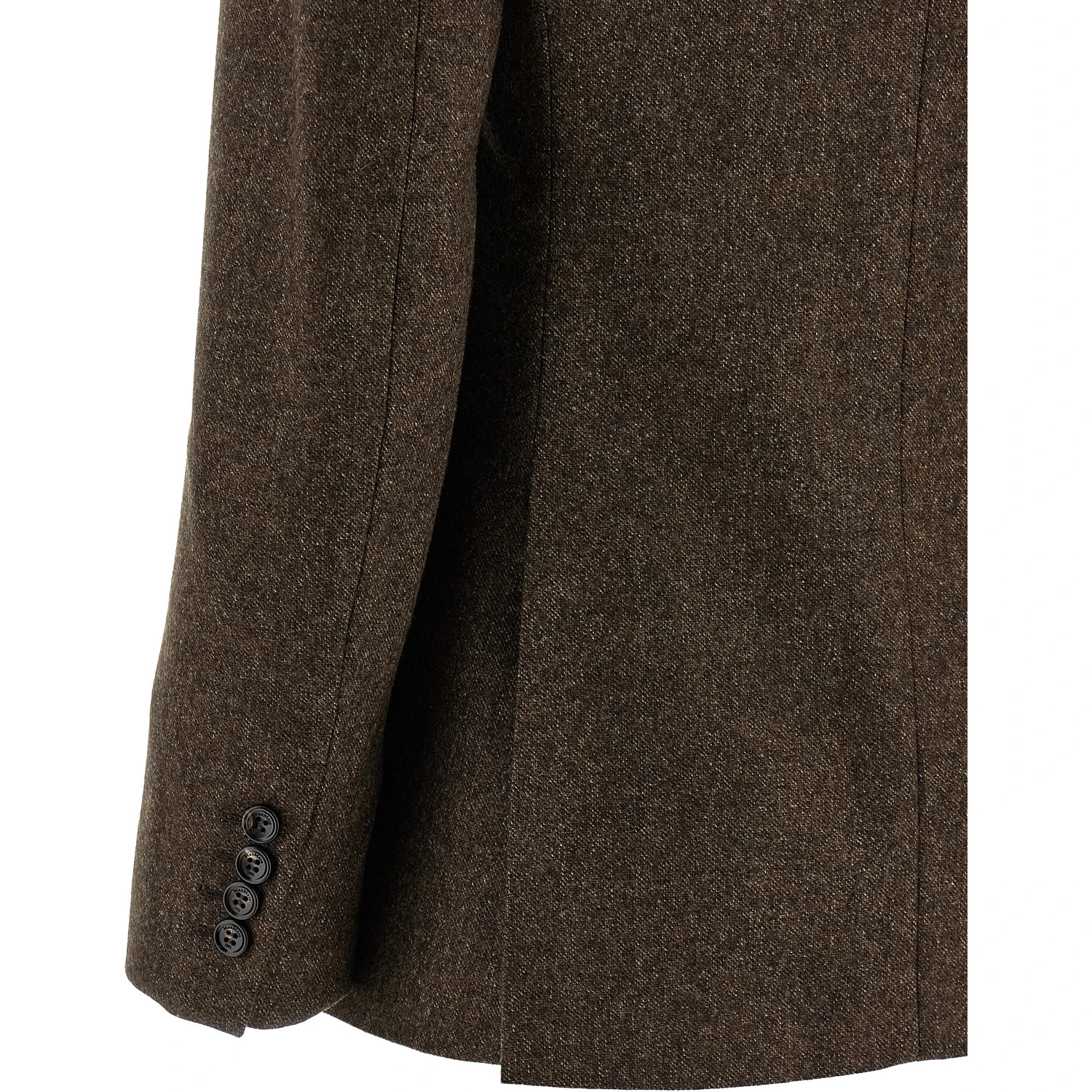 Brown Virgin Wool Blazer