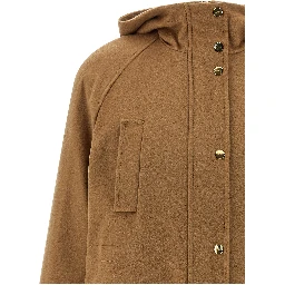 Beige Polyamide Parka