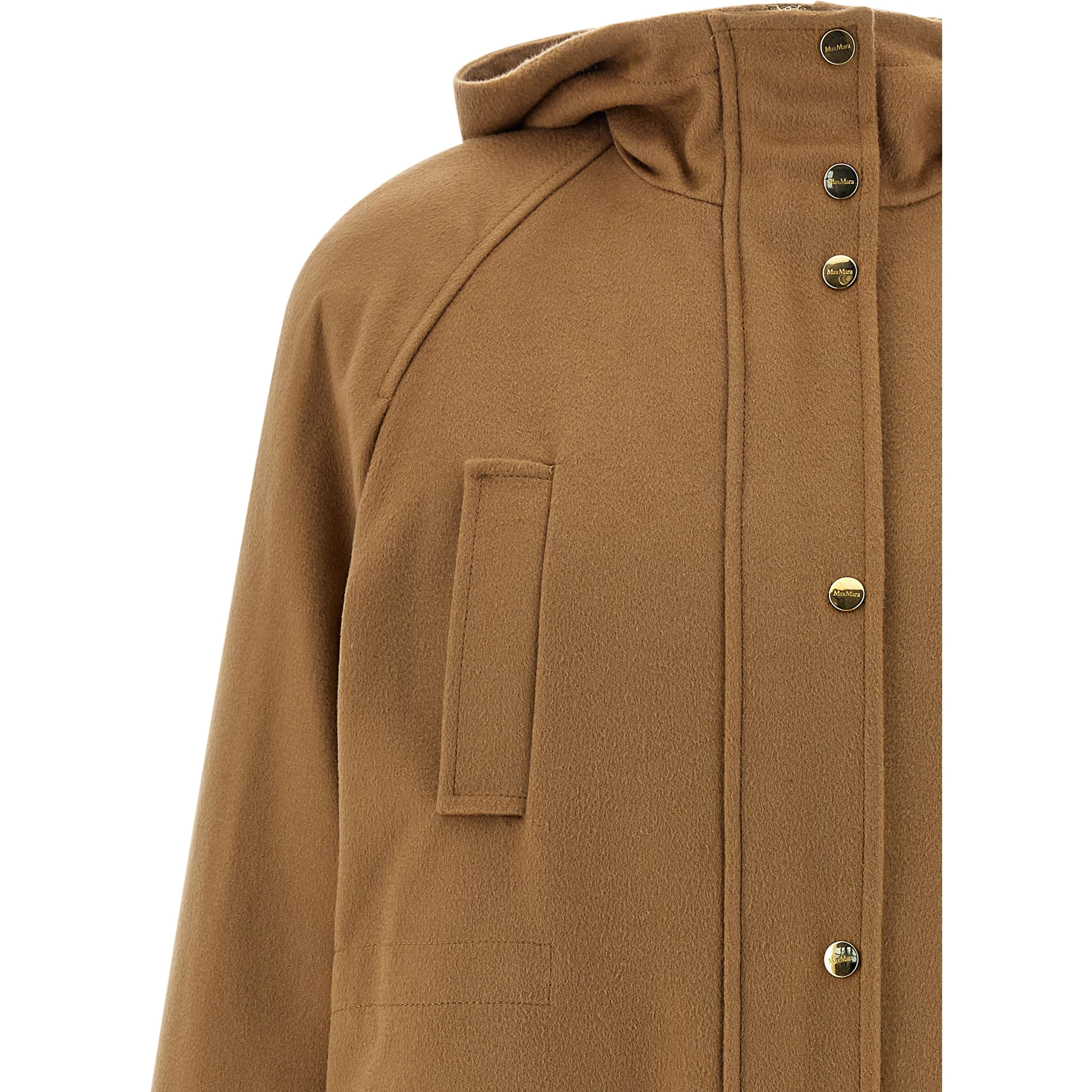 Beige Polyamide Parka