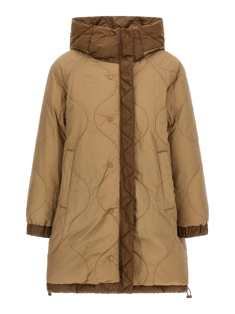 Brown Polyester Parka alternative